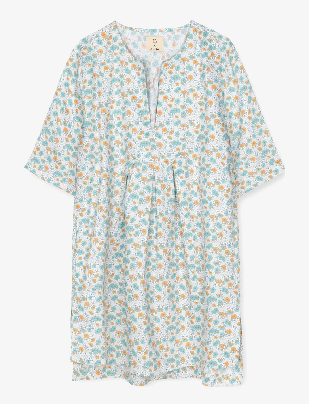 Juna - Pleasantly Neel long tunic - oberteile - mint - 0