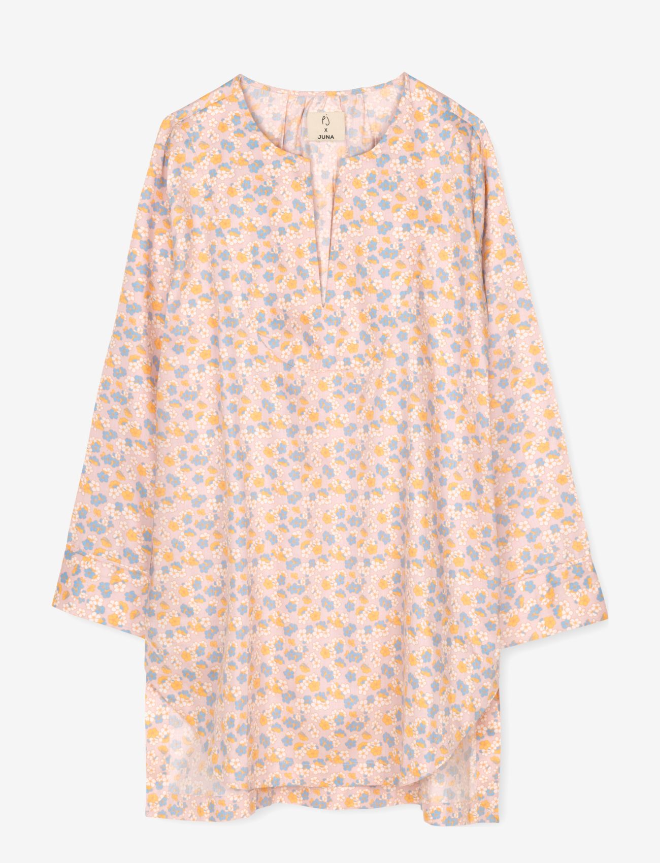 Juna - Pleasantly Gerda dress - nattlinnen - pink - 0