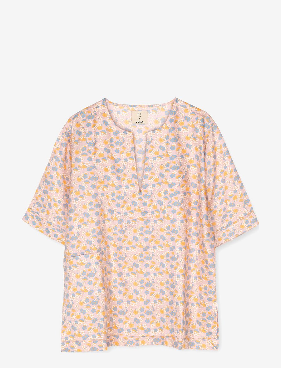 Juna - Pleasantly Nina tunic - oberteile - pink - 0