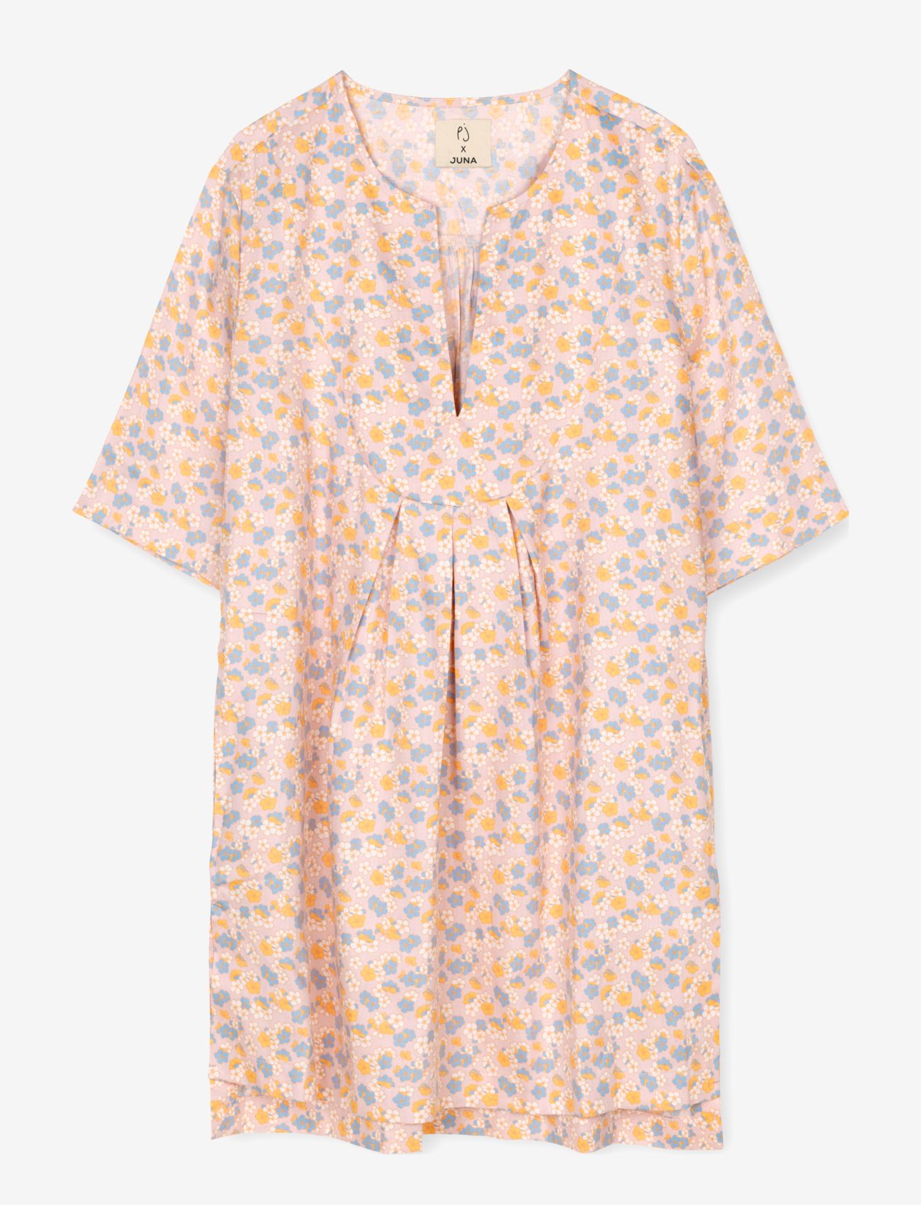 Juna Pleasantly Neel Long Tunic, S/M, Pink, Nat- Og Loungewear > Toppe, Dame