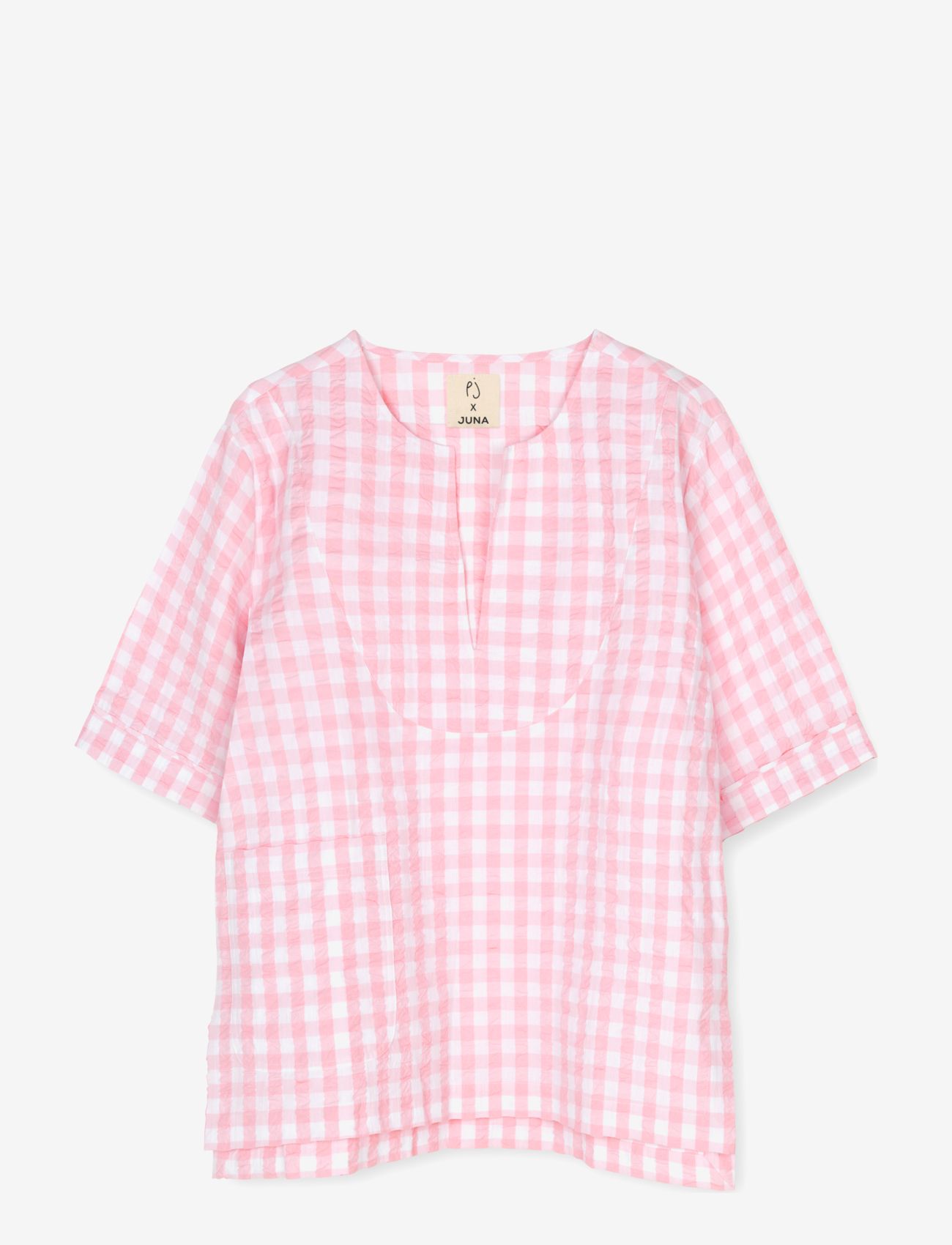 Juna - Bæk&Bølge Nina tunic - oberteile - pink/white - 0