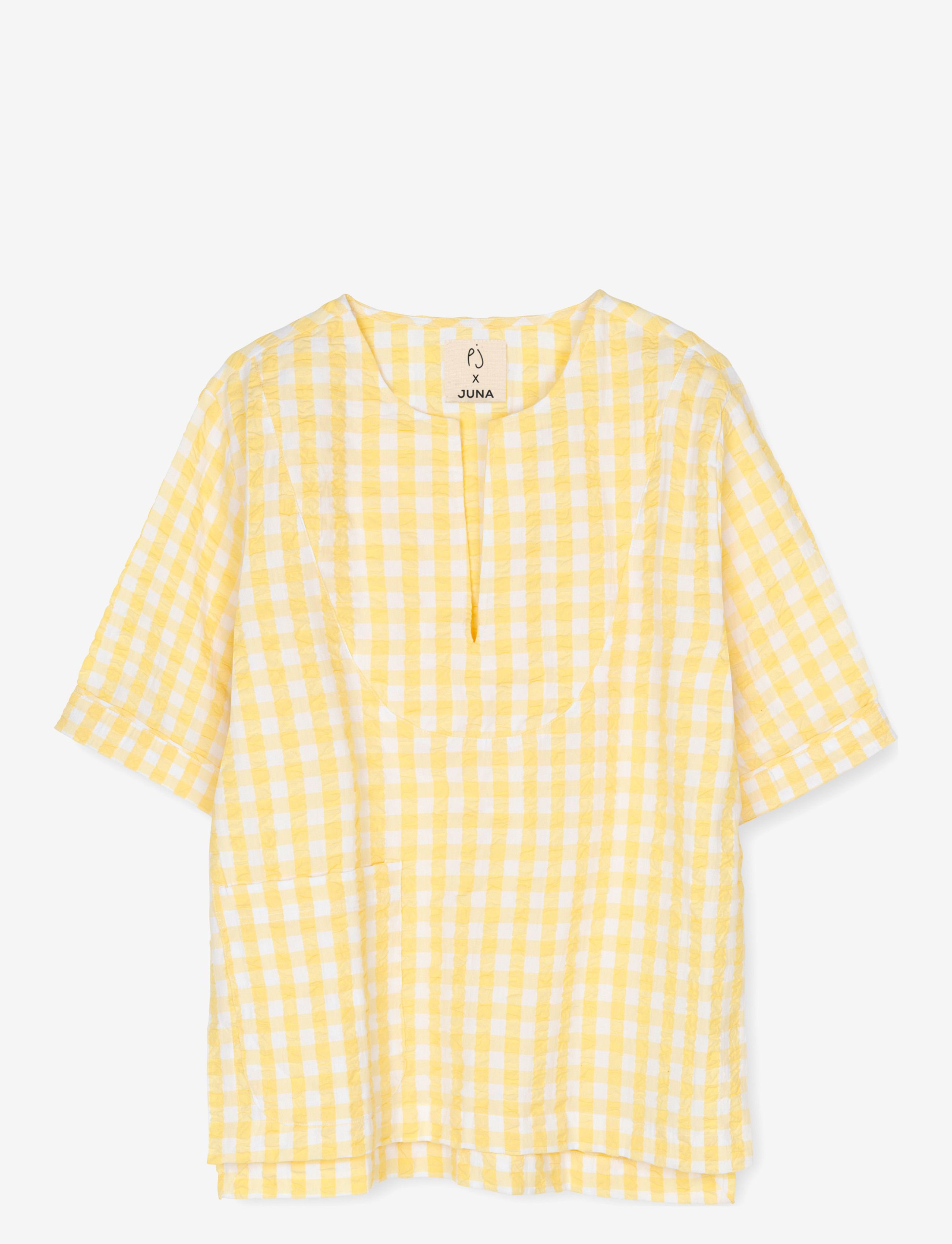Juna Bæk&Bølge Nina Tunic, S/M, Yellow, Nat- Og Loungewear > Toppe, Dame