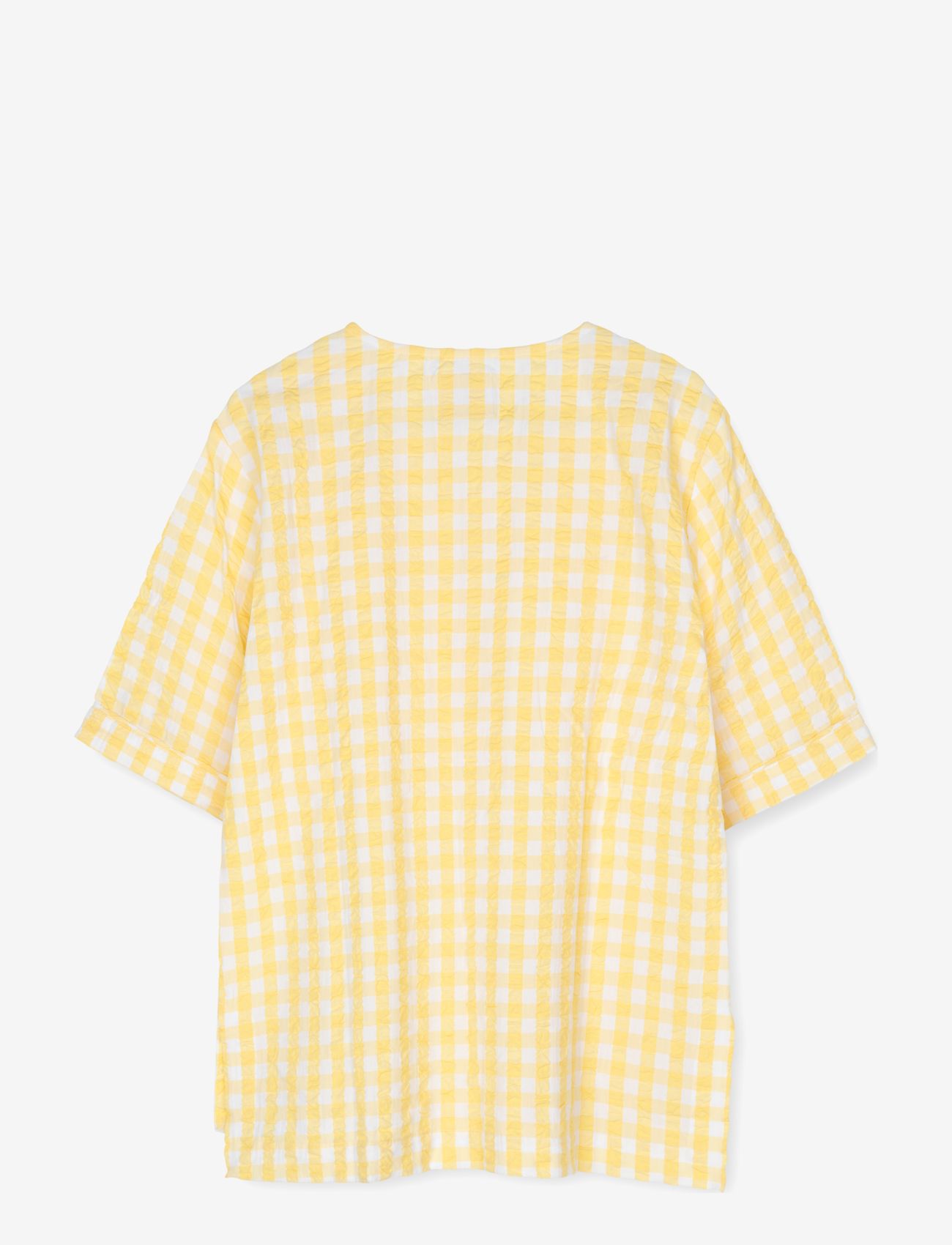 Juna - Bæk&Bølge Nina tunic - overdele - yellow/white - 1