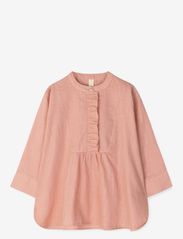 Juna - Monochrome Irene shirt - Överdelar - dusty rose - 0