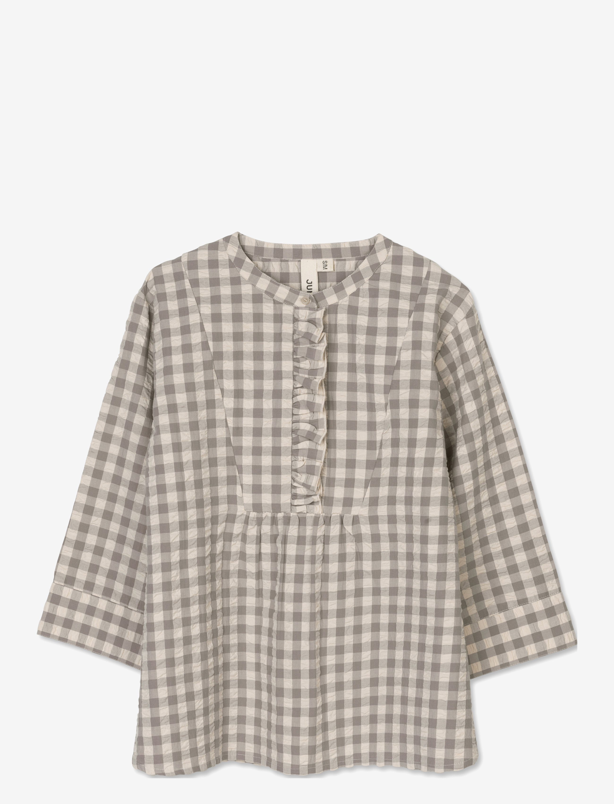 JUNA Bæk&Bølge Irene Shirt Grau - S/M - Damen