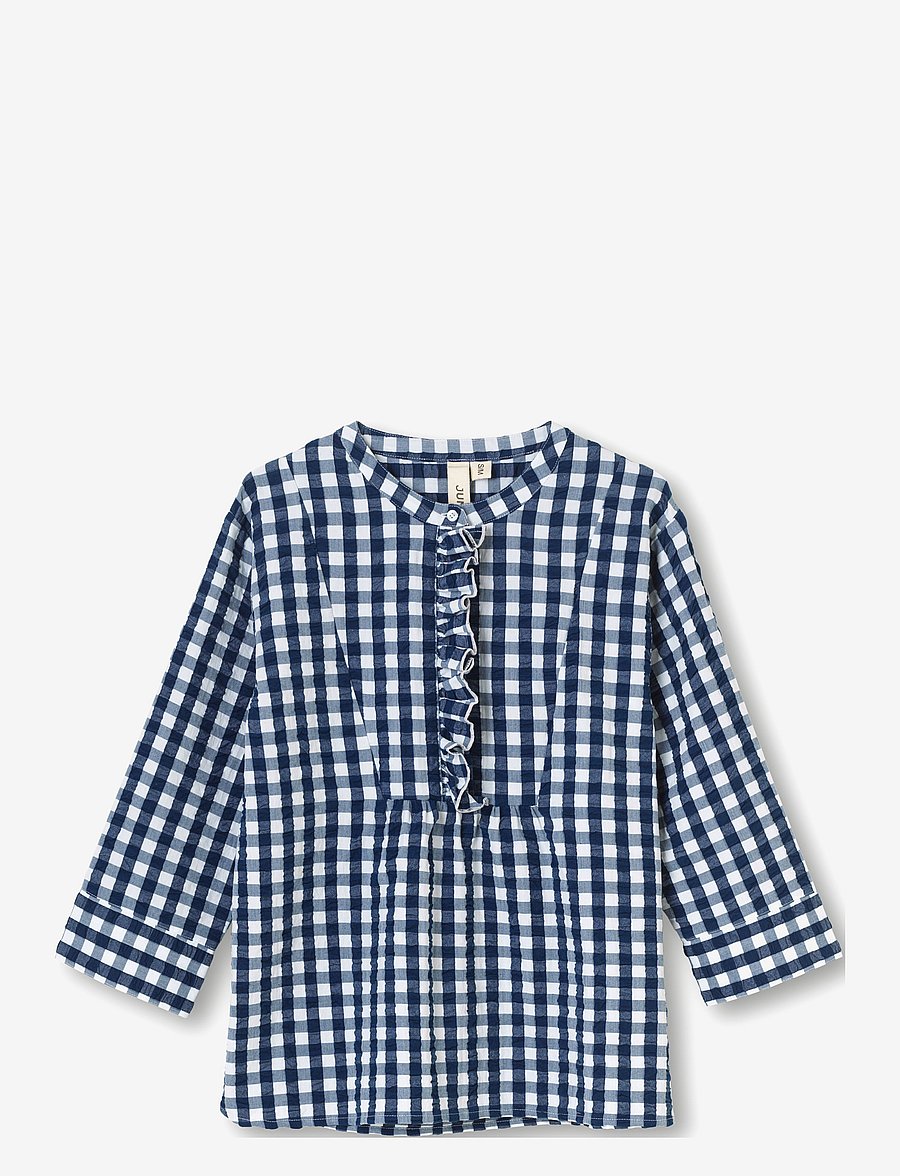 Juna - Bæk&Bølge Irene shirt - overdele - dark blue/white - 0