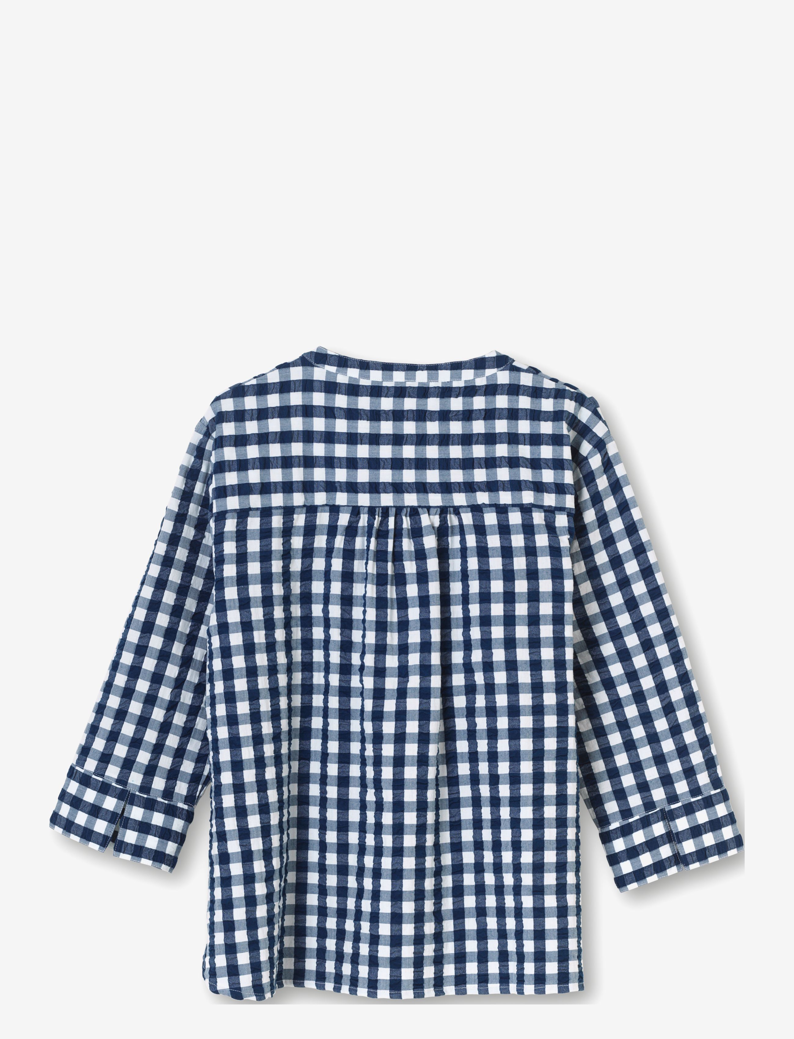 Juna - Bæk&Bølge Irene shirt - overdele - dark blue/white - 1