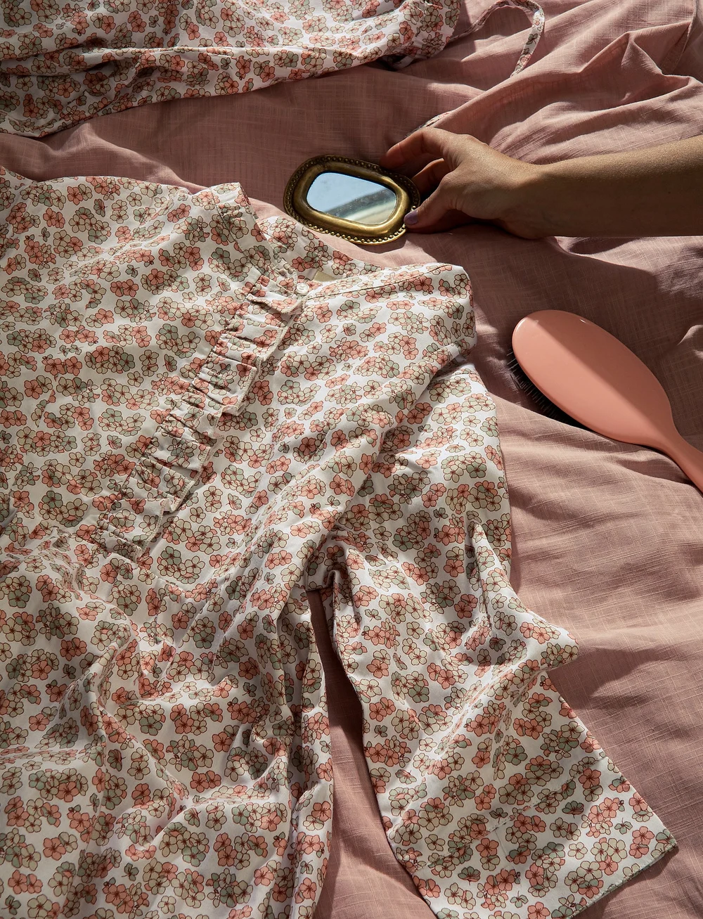 Juna - Pleasantly Sonja dress - sov- & loungeplagg - white - 0