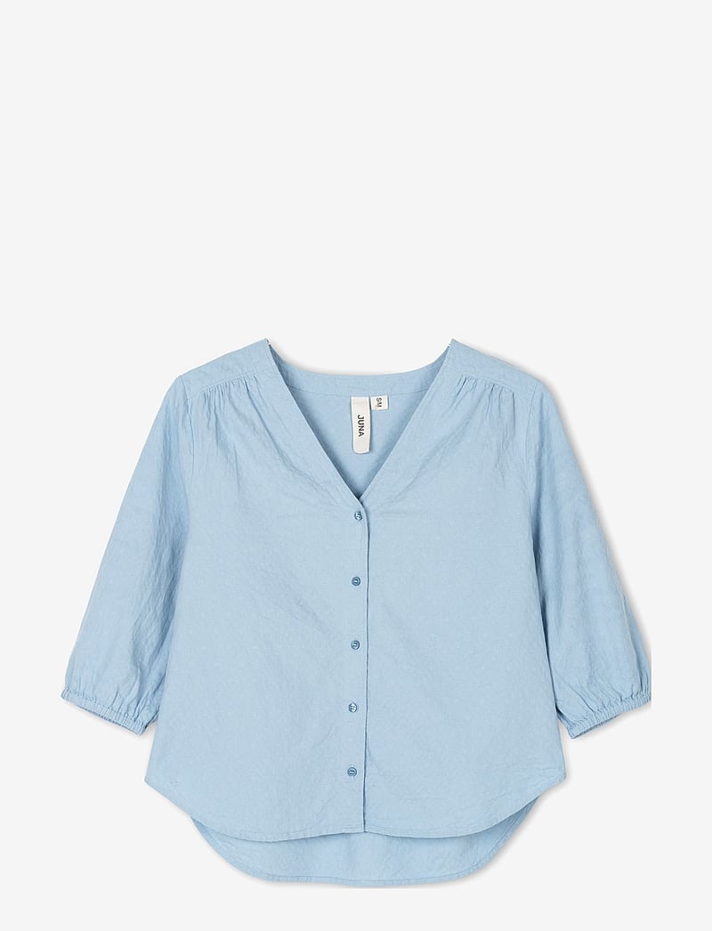 Juna - Aristo Adele shirt - nattøj & hyggetøj - light blue - 1
