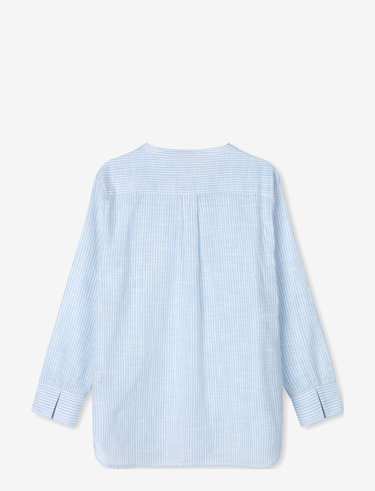 Juna - Monochrome Lines Ida shirt - sov- & loungeplagg - light blue/white - 1