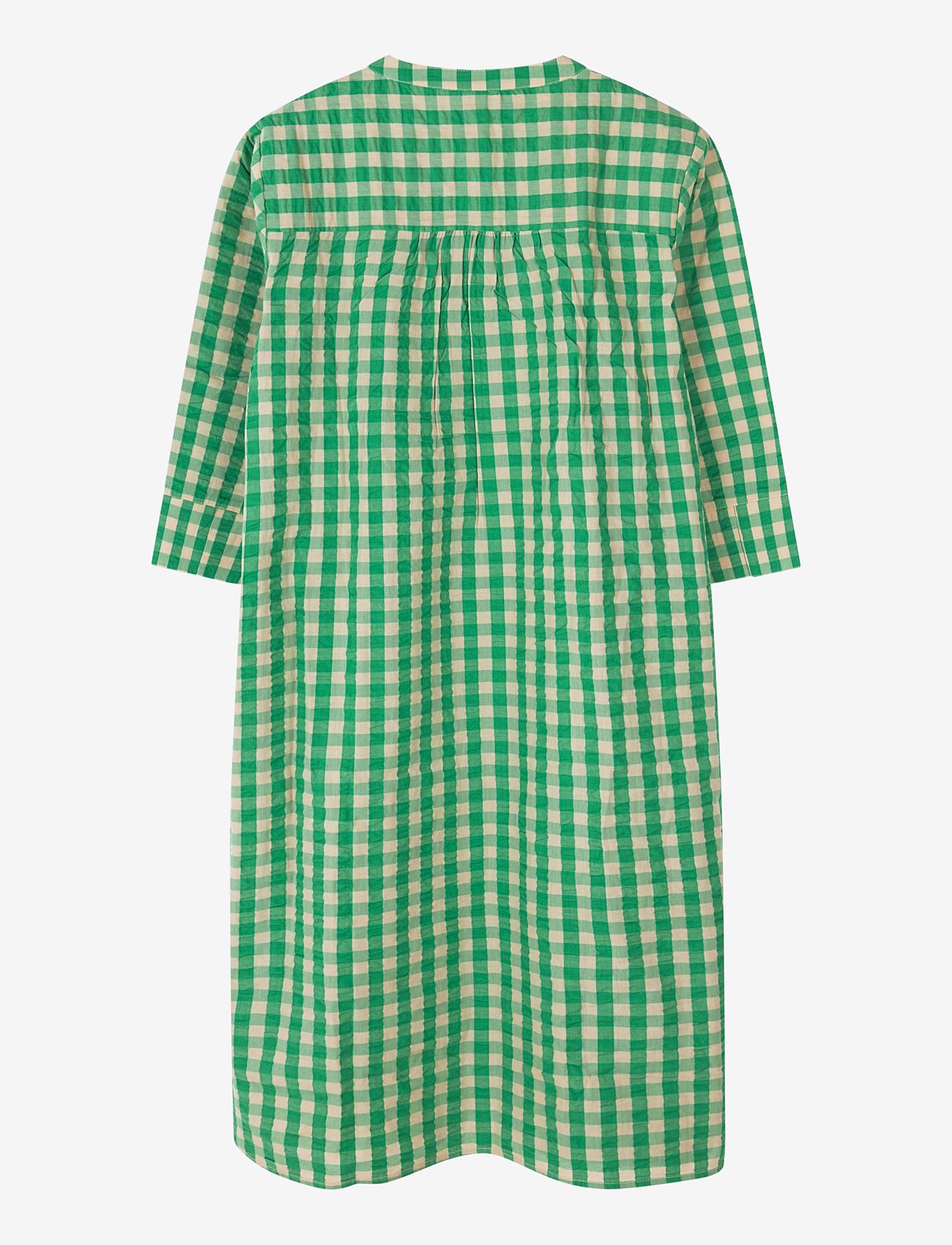 Juna - Bæk&Bølge Sonja dress S/M grön/sand - sov- & loungeplagg - green/sand - 1