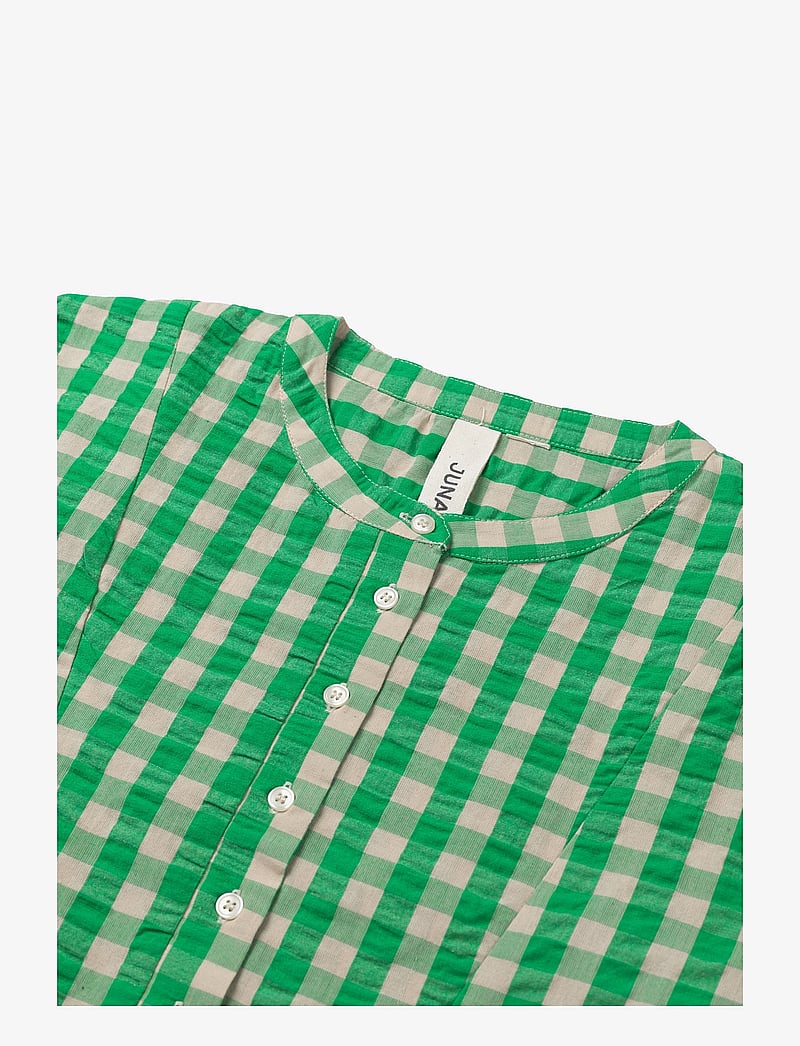 Juna - Bæk&Bølge Sonja dress S/M grön/sand - sov- & loungeplagg - green/sand - 2