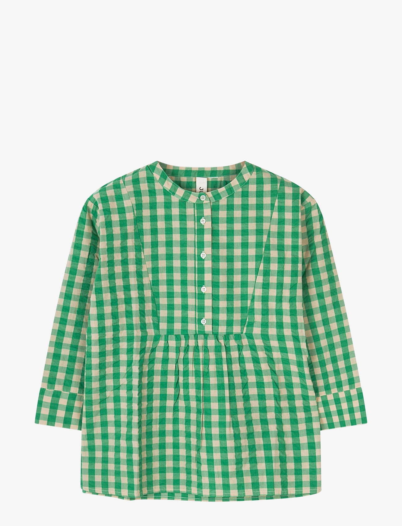 Juna Bæk&Bølge Irene Shirt M/L Grøn/Sand, M/L, Green, Nat- Og Loungewear > Toppe, Dame