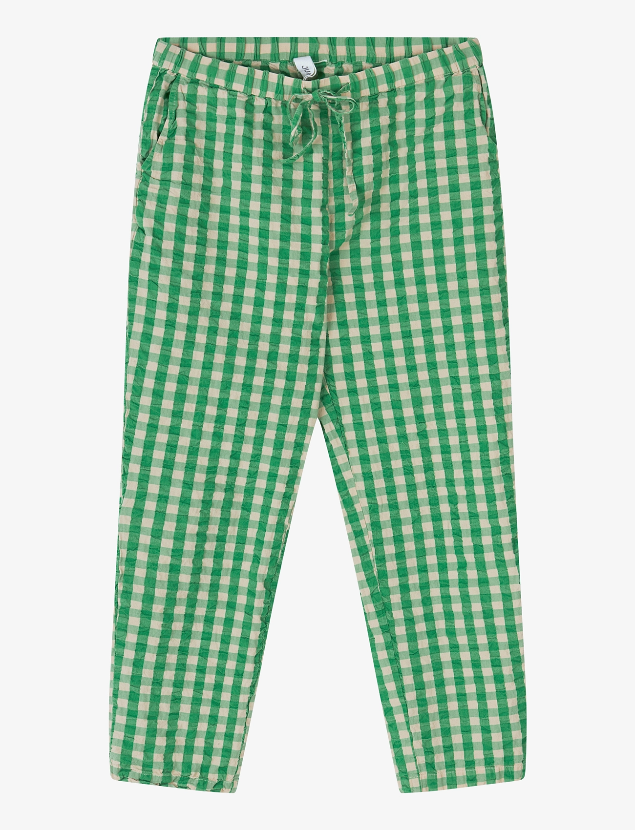 JUNA Bæk&Bølge Barbara Hosen XS Grøn/Sand Grün - XS - Damen