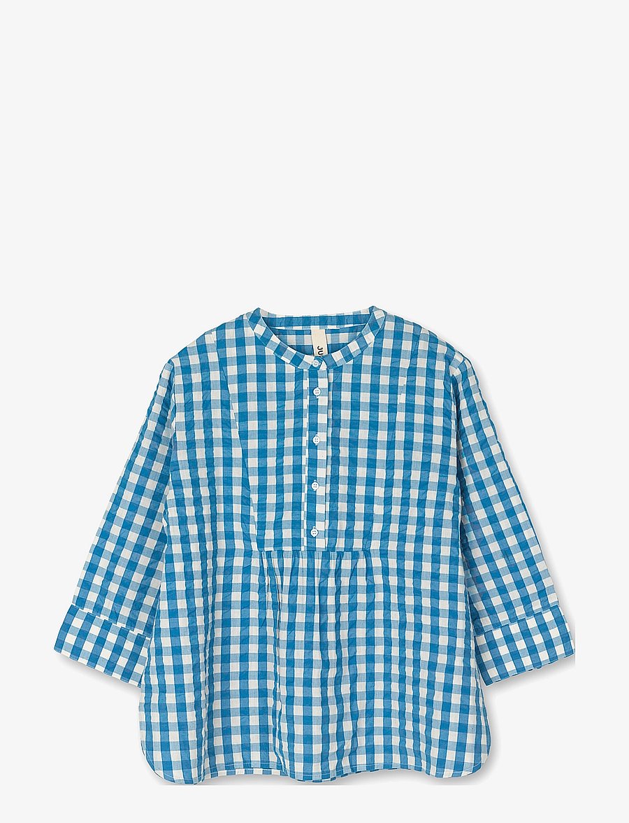 Juna - Bæk&Bølge Irene shirt - overdele - blue/birch - 0