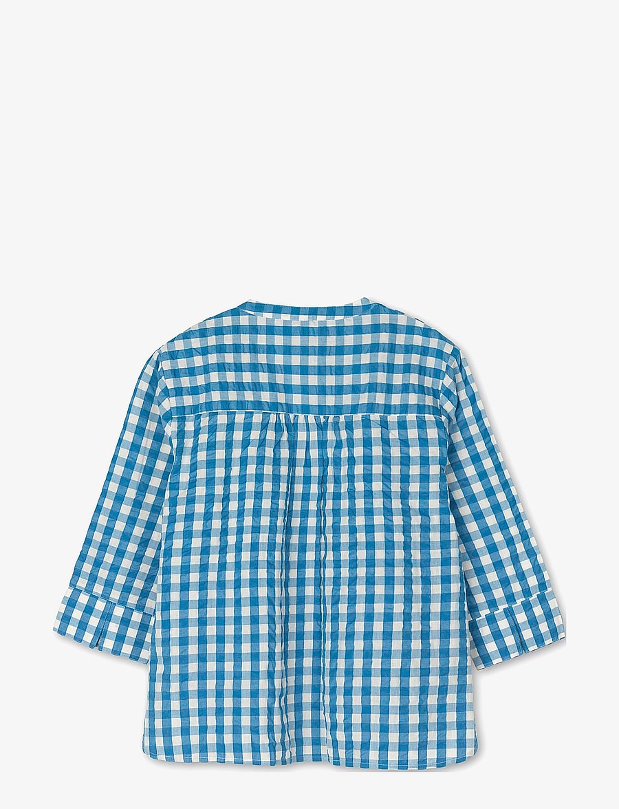 Juna - Bæk&Bølge Irene shirt - overdele - blue/birch - 1