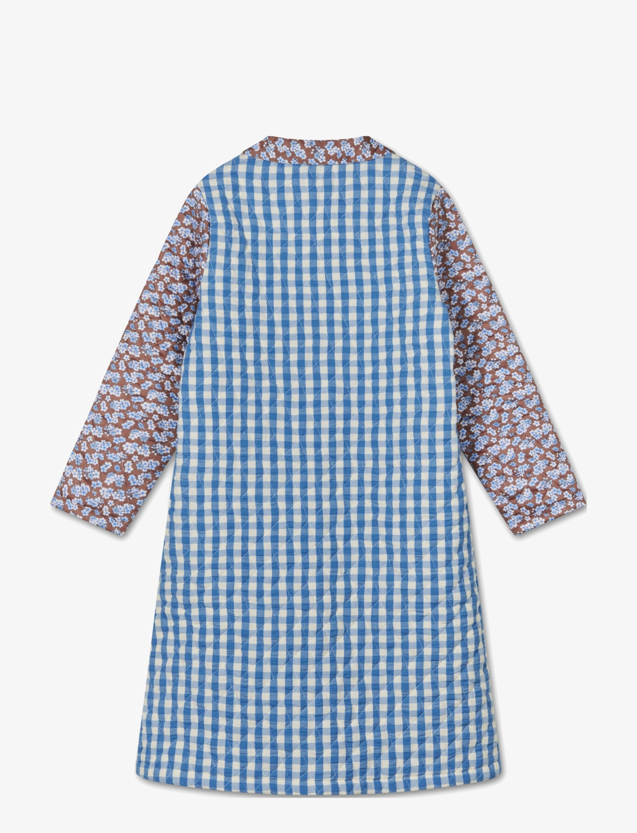 Juna - Bæk&Bølge Beate coat M/L blå/støvet rød - lette frakker - blue/dusty red - 2
