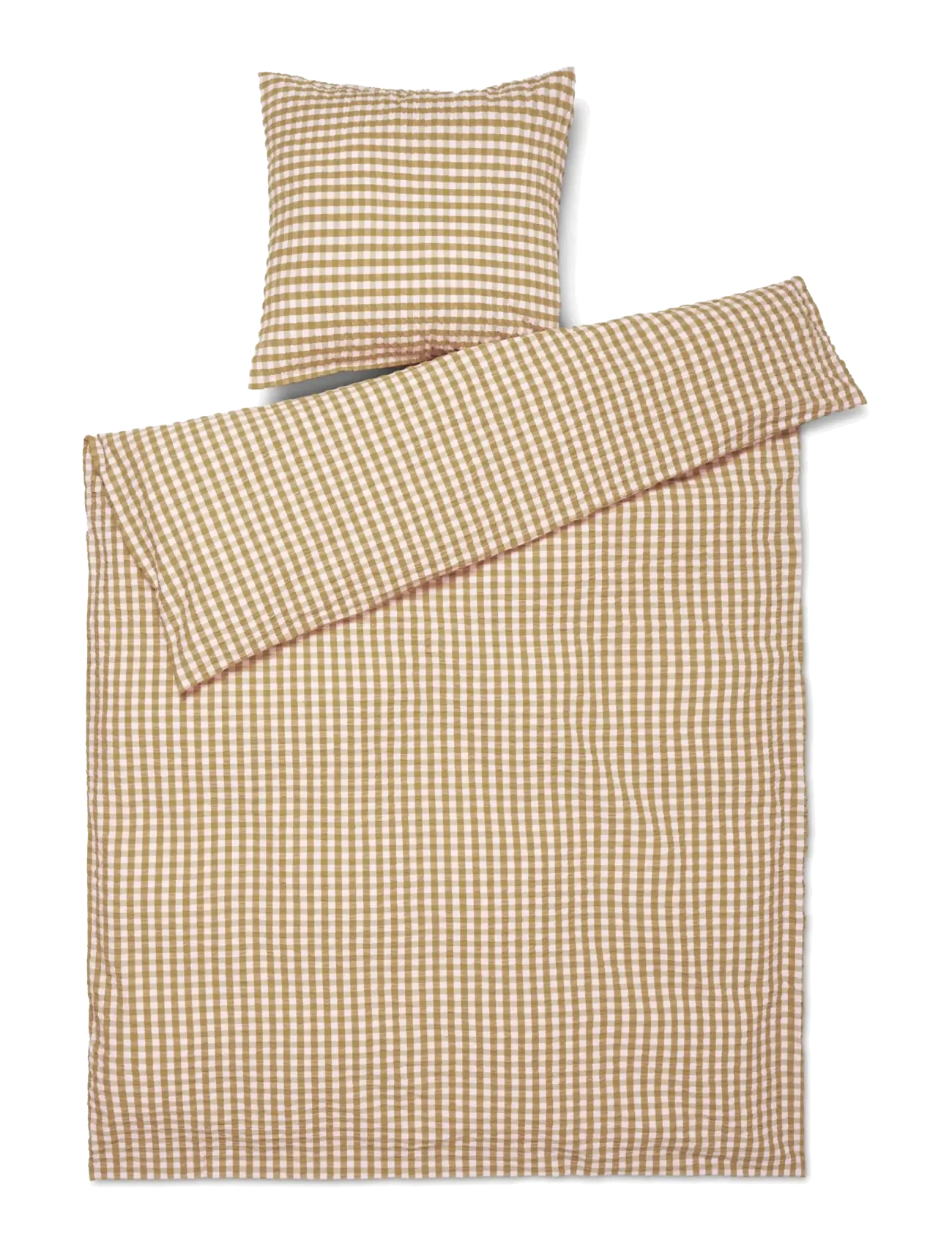 Juna Bæk&Bølge Bed linen 150x210 cm caramel/off-white SE - Christmas gifts - CARAMEL/OFF-WHITE / beige