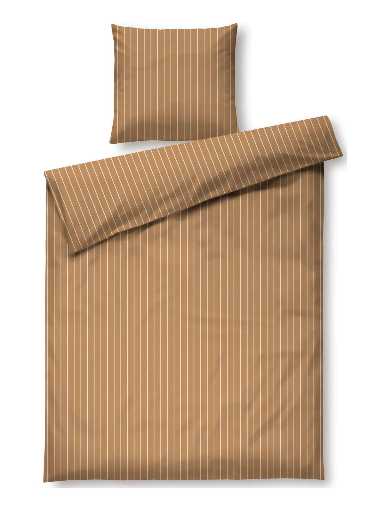 Juna Soft Bed linen 140x220 cm caramel/off-white DK - Vaata kõiki - CARAMEL/OFF-WHITE / brown