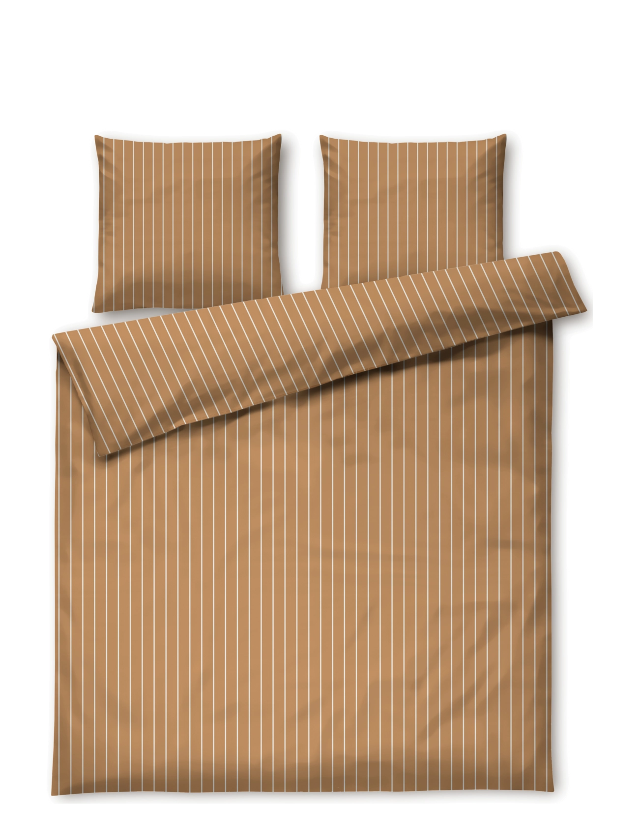 Juna Soft Bed linen 200x220 cm caramel/off-white DK - Voodipesu - CARAMEL/OFF-WHITE / brown