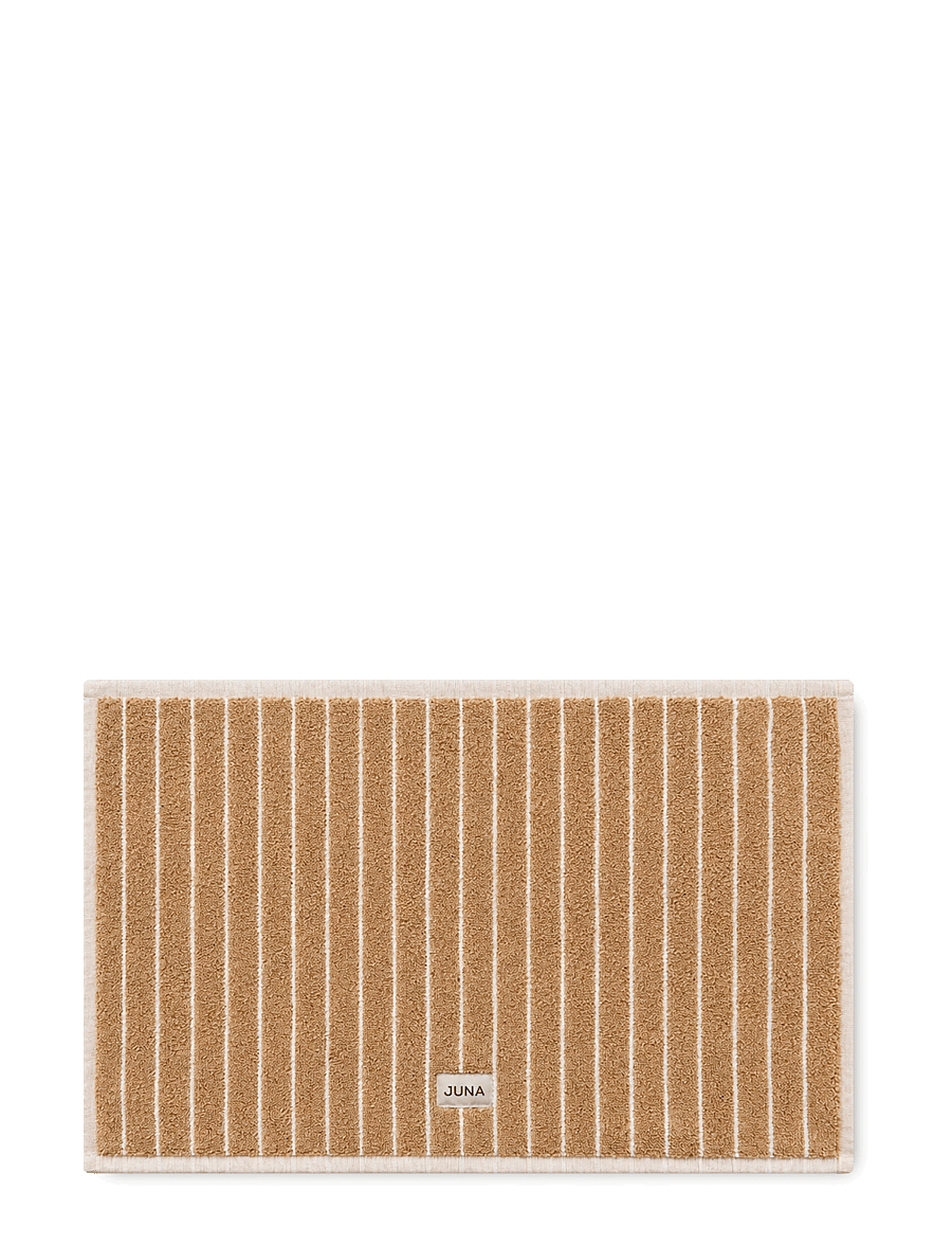 Juna - Soft Bath mat 70x50 cm caramel/off-white - caramel/off-white - 1
