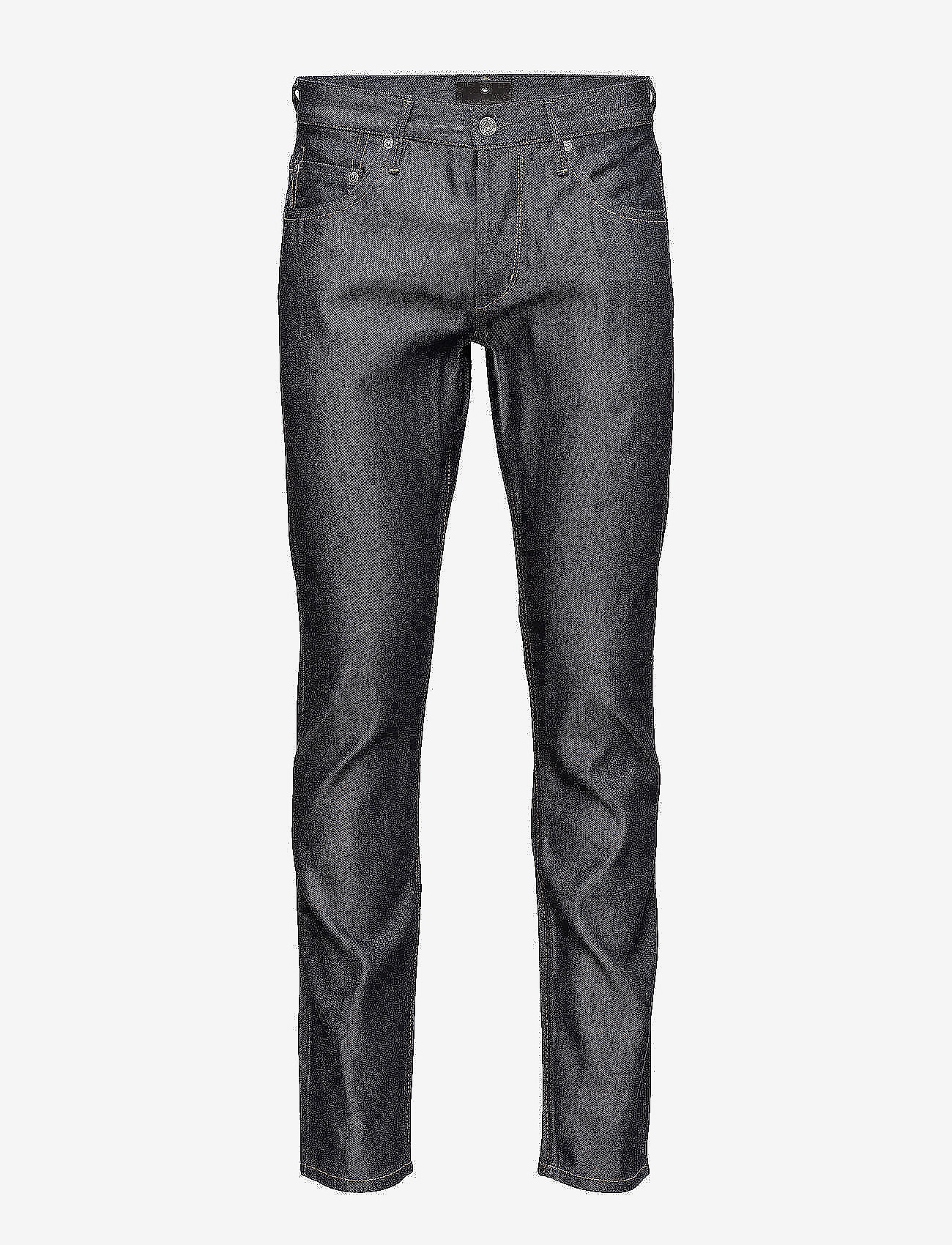 JUNK de LUXE - Indigo selvage denim jeans - regular piegriezuma džinsa bikses - indigo - 0