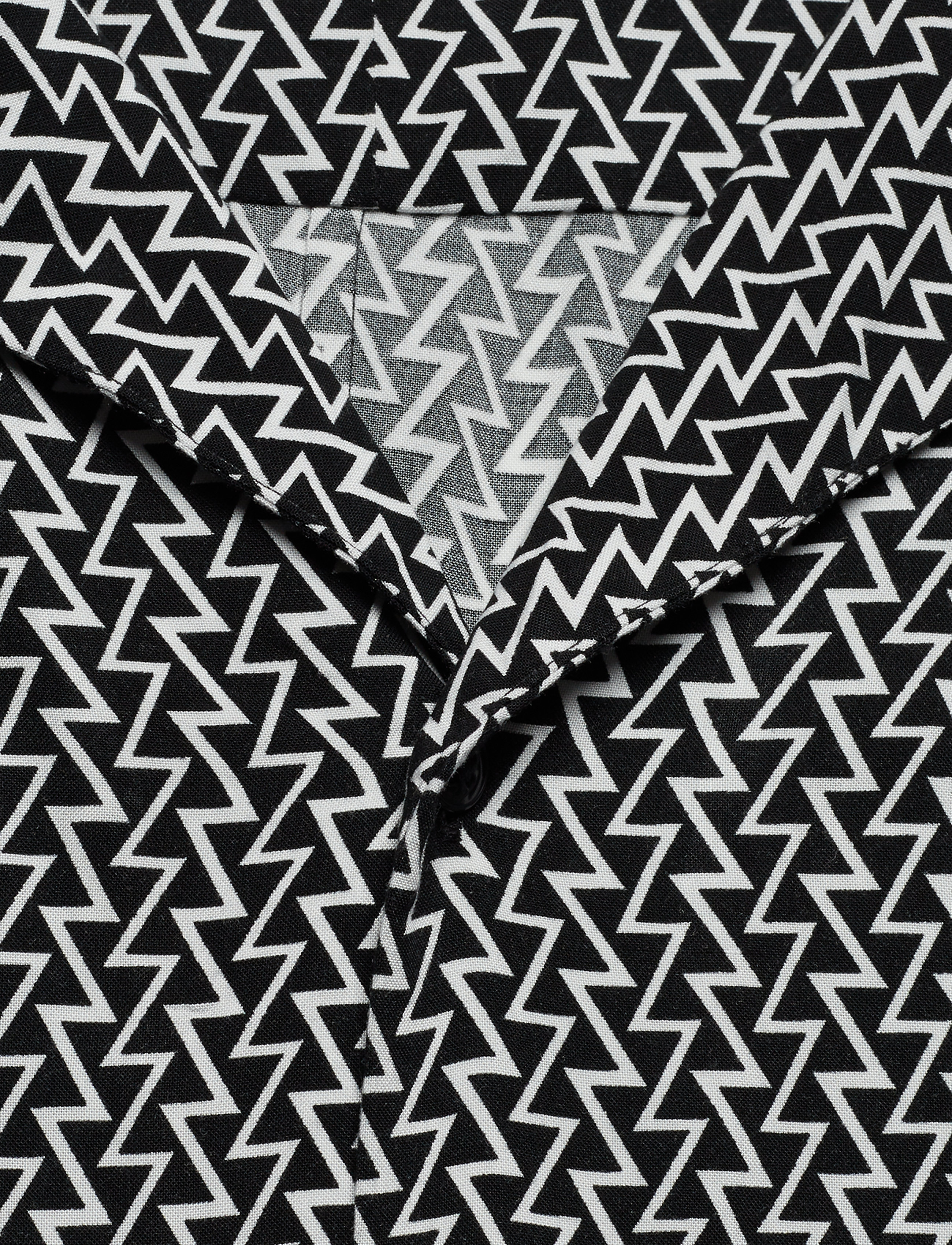 JUNK de LUXE - AOP S/S resort shirt - off white - 2