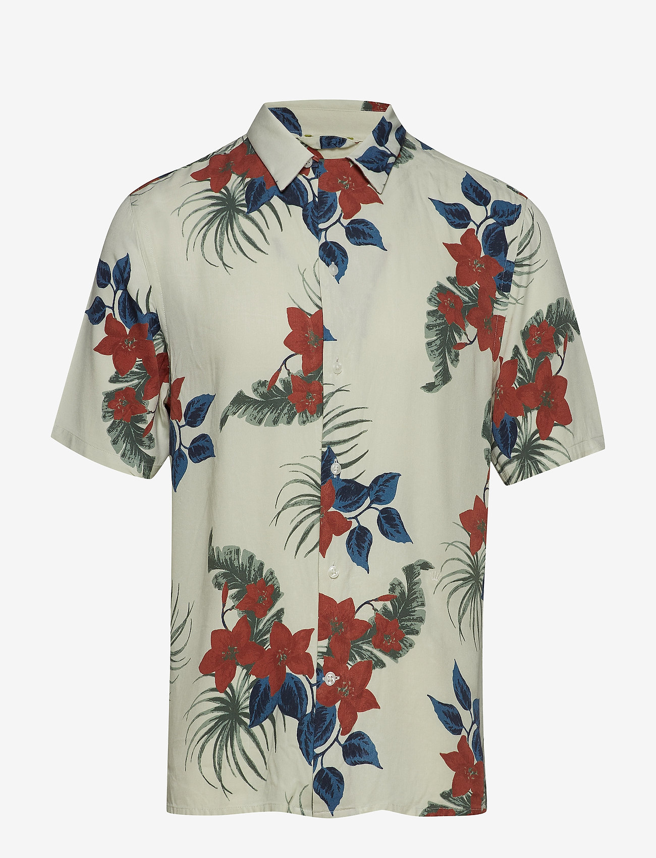 JUNK de LUXE - AOP S/S resort shirt - off white - 0