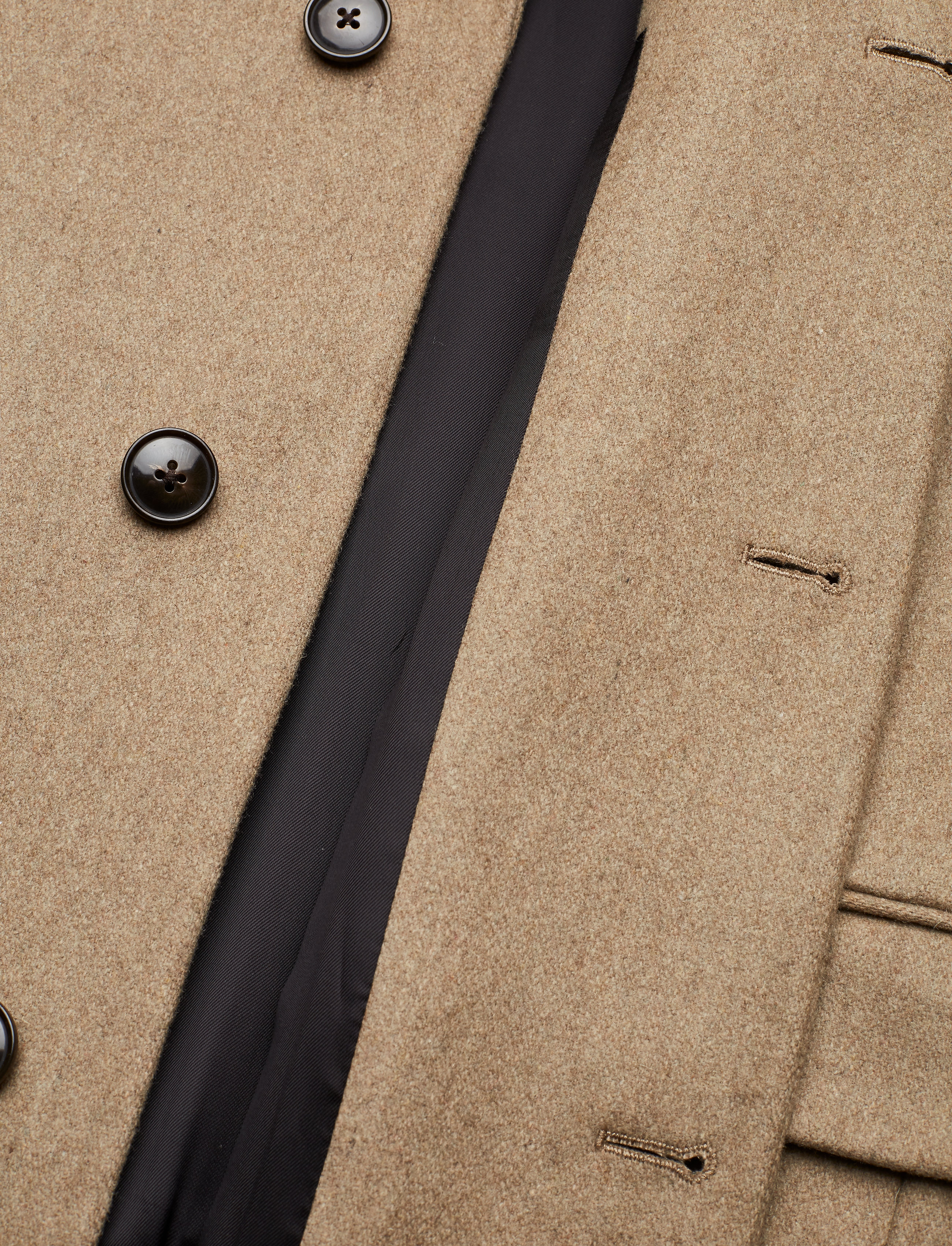 JUNK de LUXE - Tailored wool coat - sand mel - 4