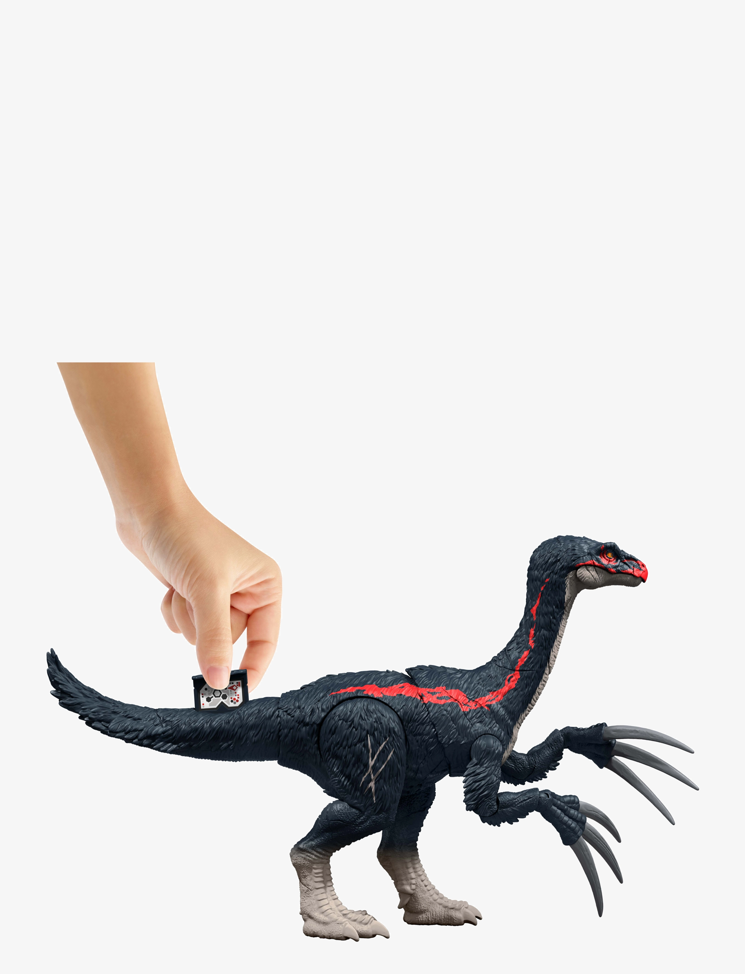 Jurassic world - Jurassic World Slash N Roar Therizinosaurus Dinosaur Figure, Attack & Sound Toy, Chaos Theory - multi color - 3