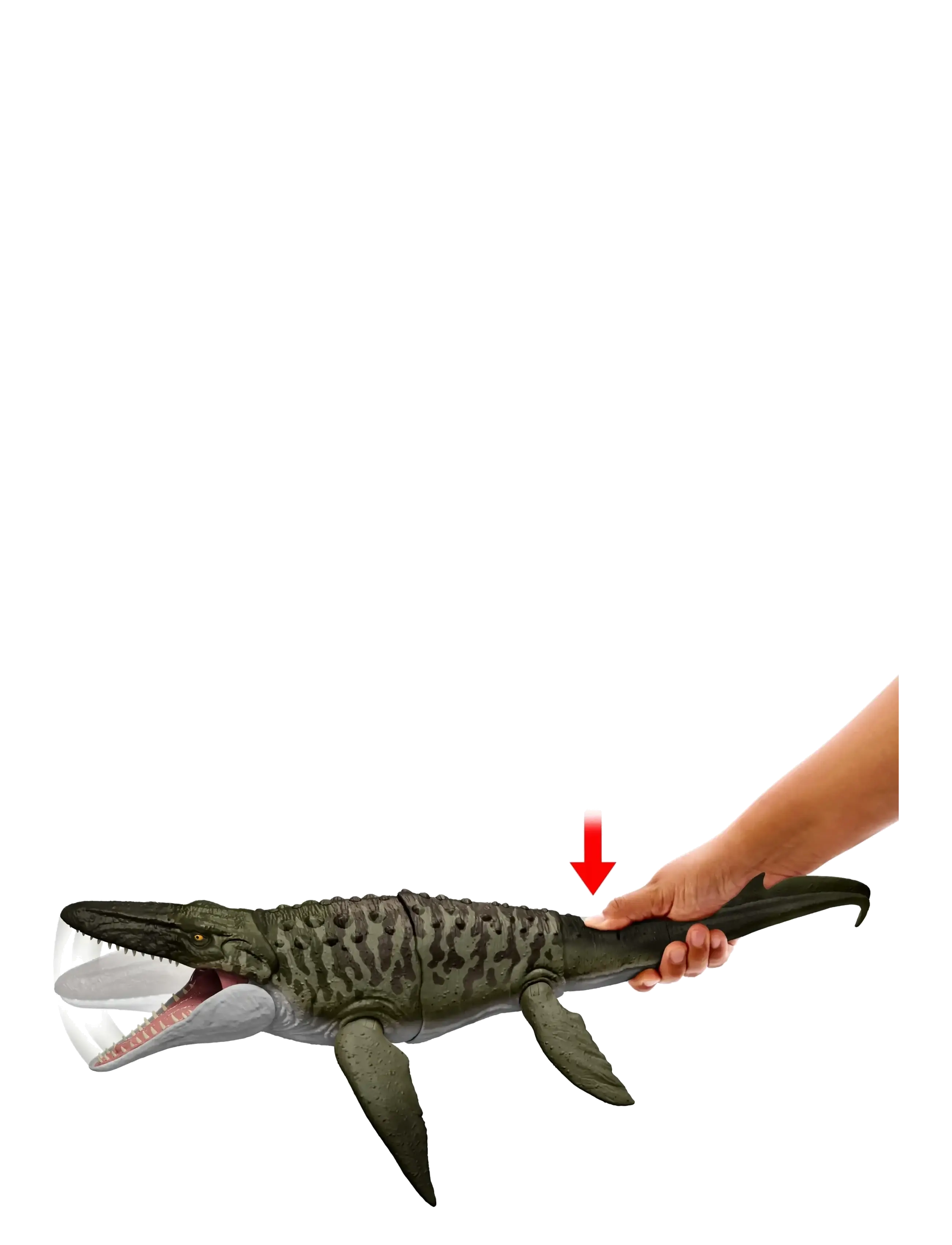 Jurassic world - Jurassic World Rebirth Bite N Blast Mosasaurus Action Figure and Mini Dilophosaurus, Dinosaur Toy - tiere - multi color - 4