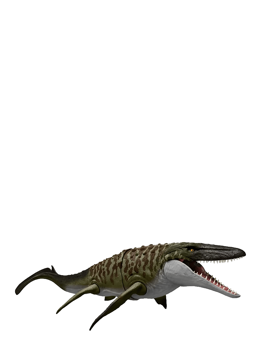 Jurassic world - Jurassic World Rebirth Bite N Blast Mosasaurus Action Figure and Mini Dilophosaurus, Dinosaur Toy - tiere - multi color - 5