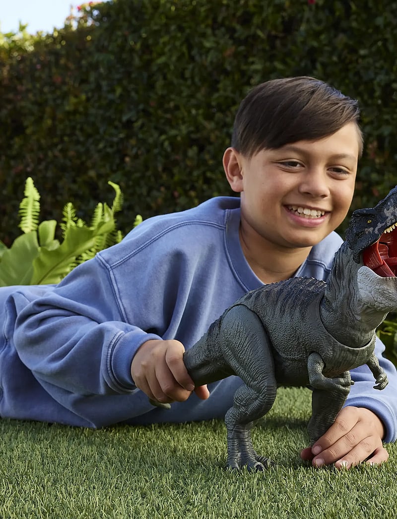 Jurassic world - Jurassic World Rebirth Power Devour Tyrannosaurus Rex Dinosaur Figure, Constant Chomp Lights & Sound - tiere - multi color - 0