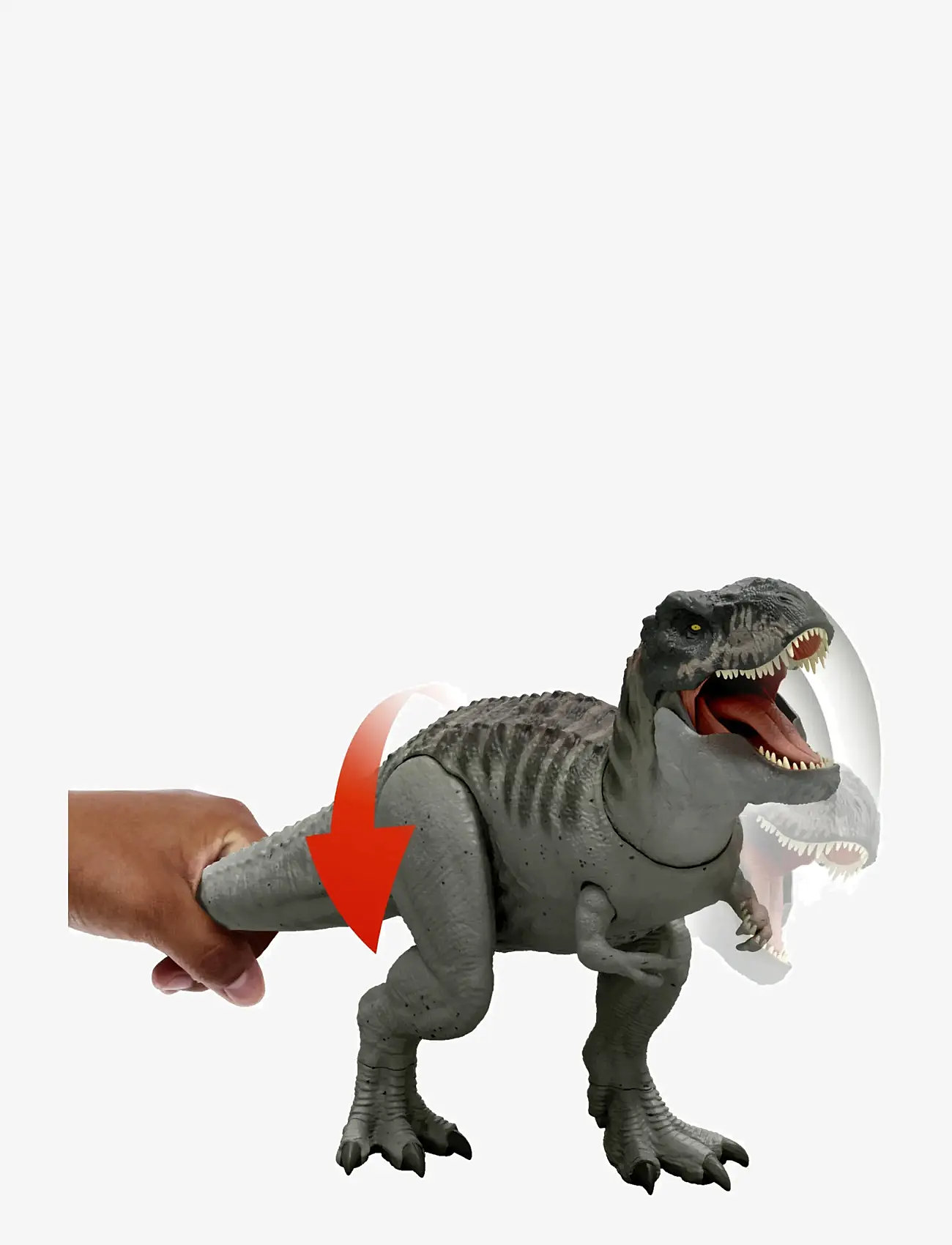 Jurassic world - Jurassic World Rebirth Power Devour Tyrannosaurus Rex Dinosaur Figure, Constant Chomp Lights & Sound - tiere - multi color - 4