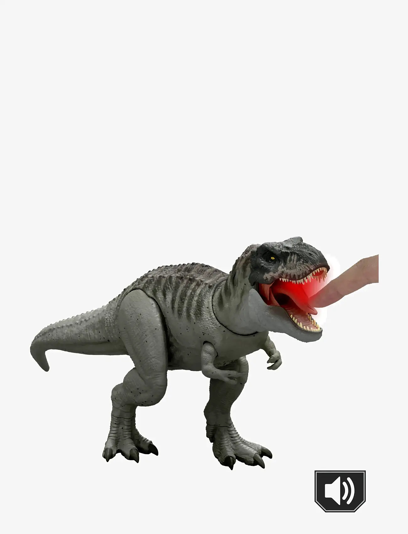 Jurassic world - Jurassic World Rebirth Power Devour Tyrannosaurus Rex Dinosaur Figure, Constant Chomp Lights & Sound - tiere - multi color - 5