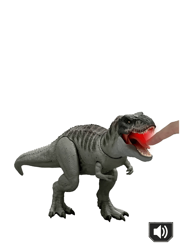 Jurassic world - Jurassic World Rebirth Power Devour Tyrannosaurus Rex Dinosaur Figure, Constant Chomp Lights & Sound - tiere - multi color - 5