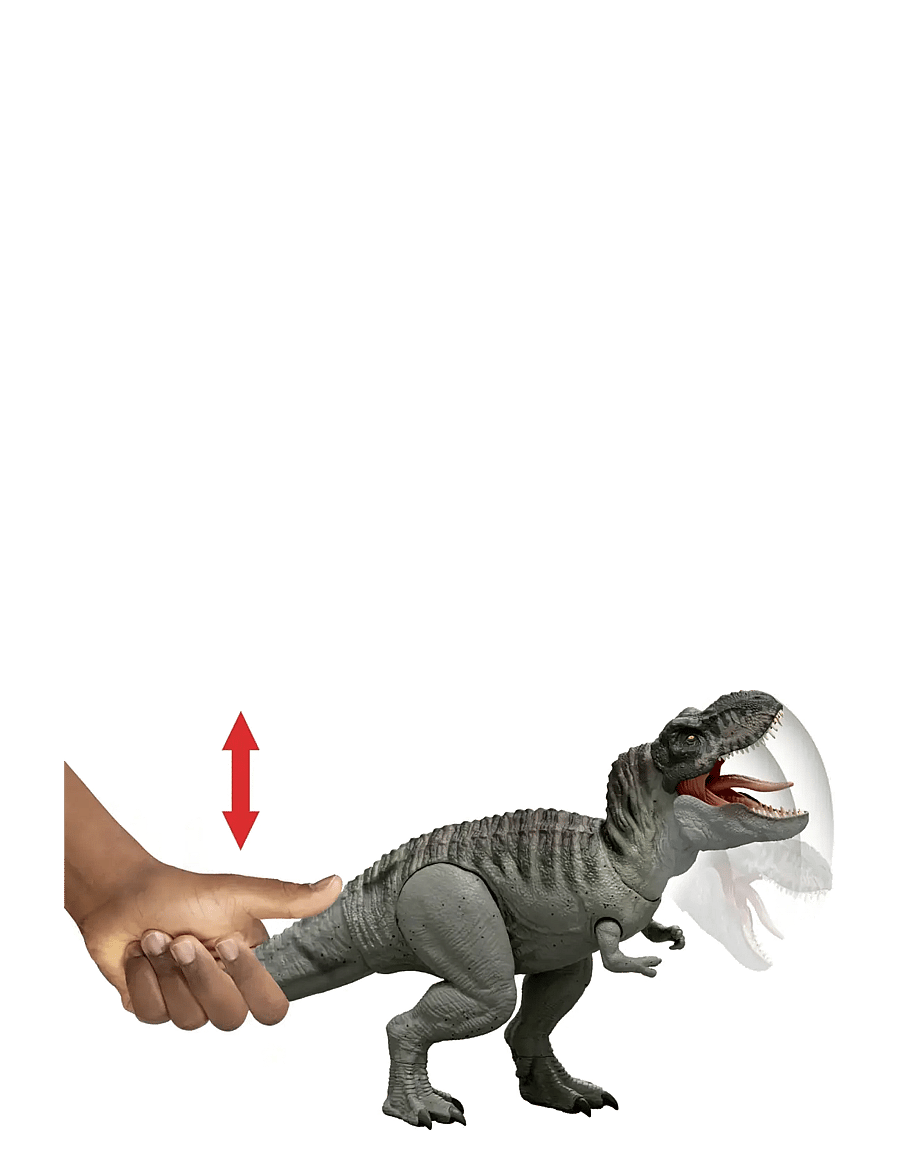 Jurassic world - Jurassic World Rebirth Power Devour Tyrannosaurus Rex Dinosaur Figure, Constant Chomp Lights & Sound - tiere - multi color - 5