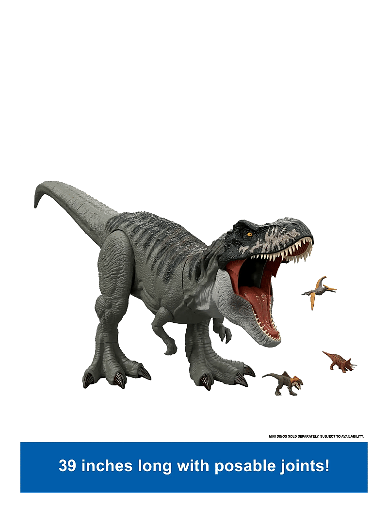 Jurassic world - Jurassic World Rebirth Super Colossal Tyrannosaurus Rex Action Figure, T-Rex Dinosaur Movie Toy - tiere - multi color - 2