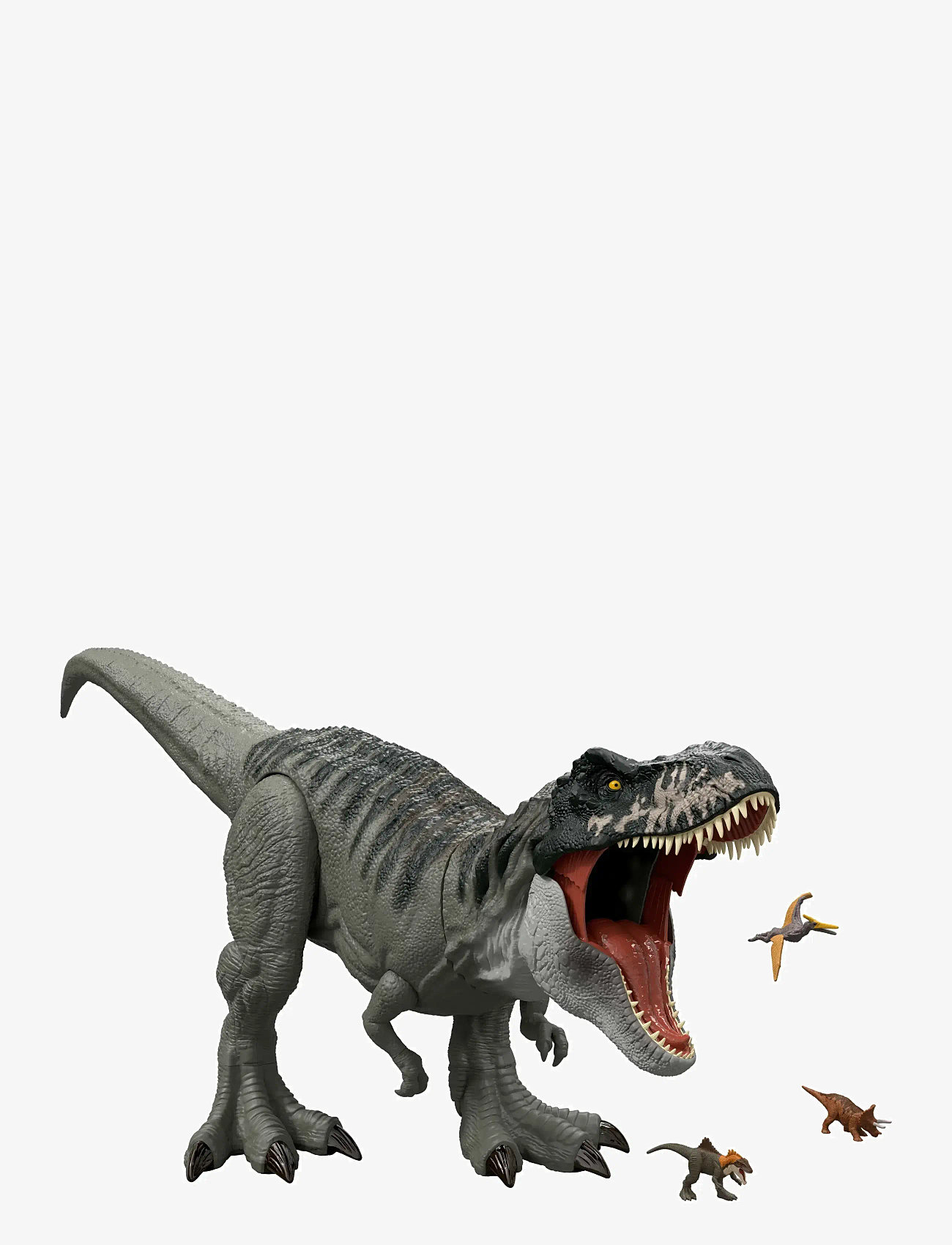 Jurassic world - Jurassic World Rebirth Super Colossal Tyrannosaurus Rex Action Figure, T-Rex Dinosaur Movie Toy - djur - multi color - 3