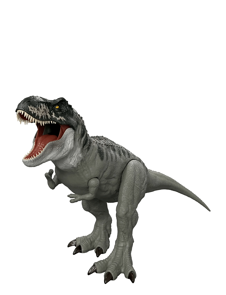Jurassic world - Jurassic World Rebirth Super Colossal Tyrannosaurus Rex Action Figure, T-Rex Dinosaur Movie Toy - dýr - multi color - 3