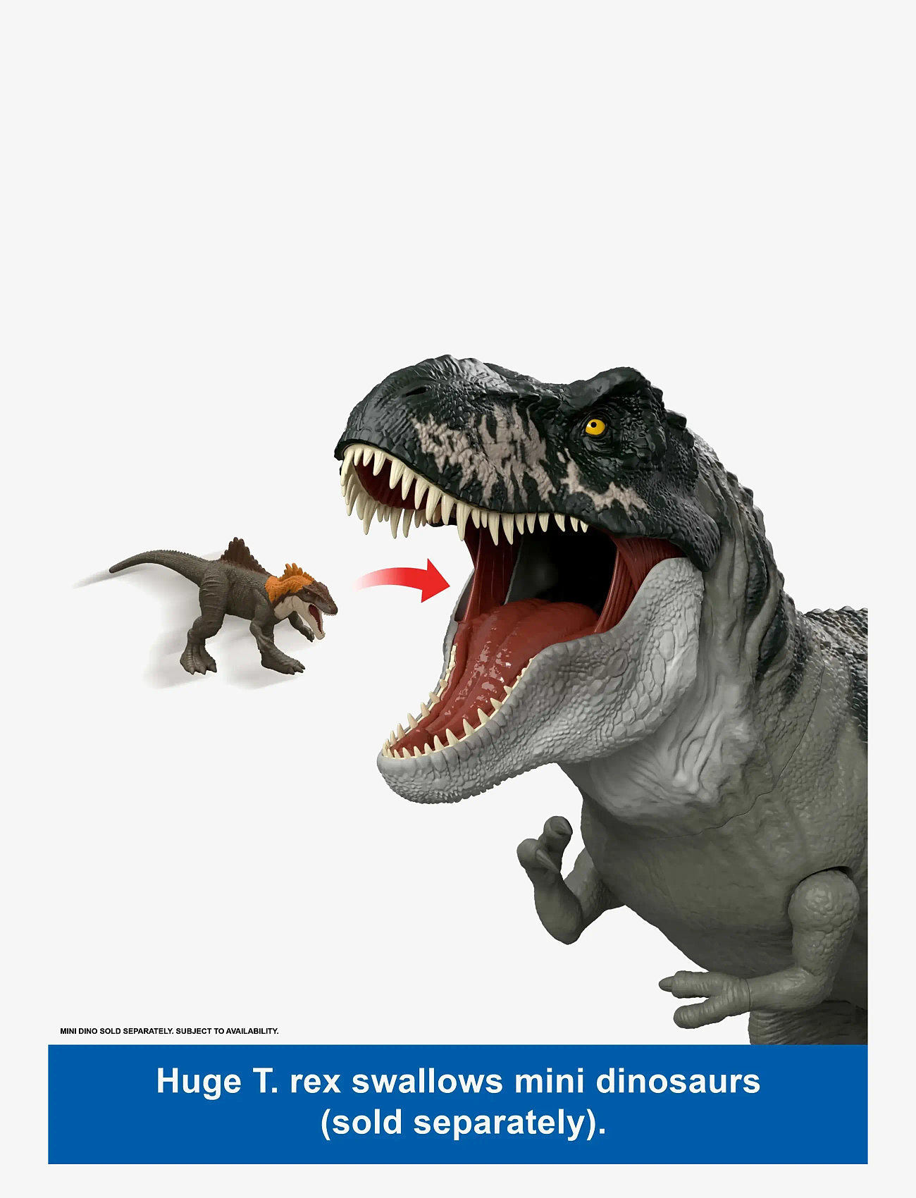 Jurassic world - Jurassic World Rebirth Super Colossal Tyrannosaurus Rex Action Figure, T-Rex Dinosaur Movie Toy - tiere - multi color - 4