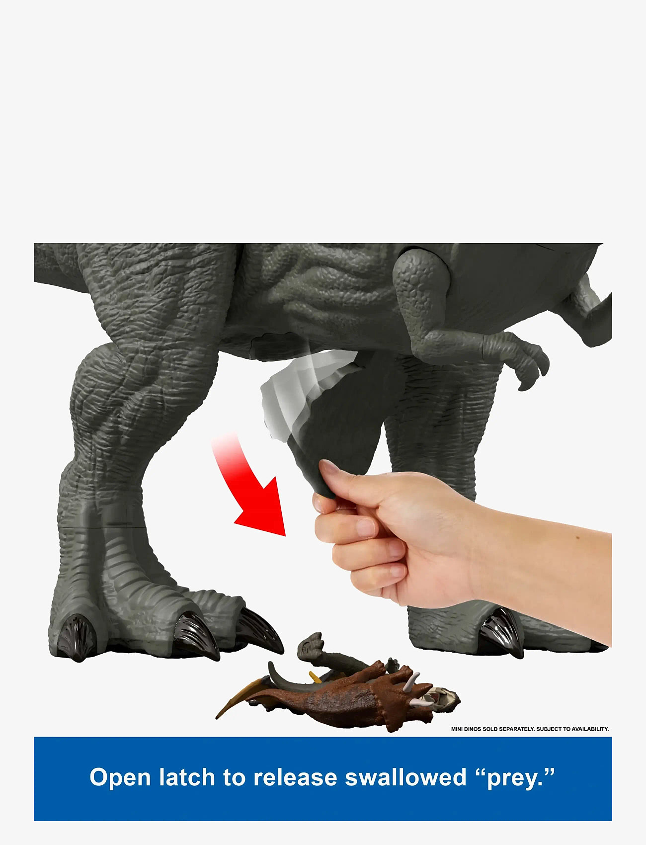 Jurassic world - Jurassic World Rebirth Super Colossal Tyrannosaurus Rex Action Figure, T-Rex Dinosaur Movie Toy - tiere - multi color - 5