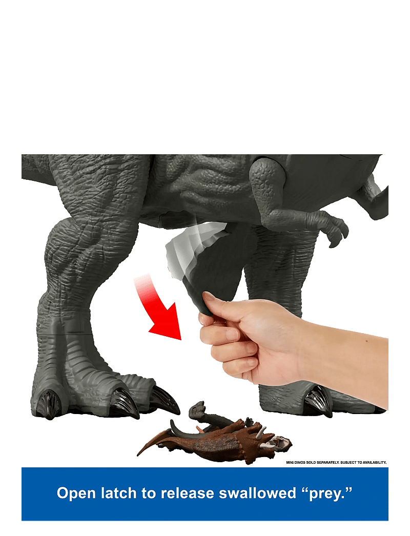 Jurassic world - Jurassic World Rebirth Super Colossal Tyrannosaurus Rex Action Figure, T-Rex Dinosaur Movie Toy - tiere - multi color - 5