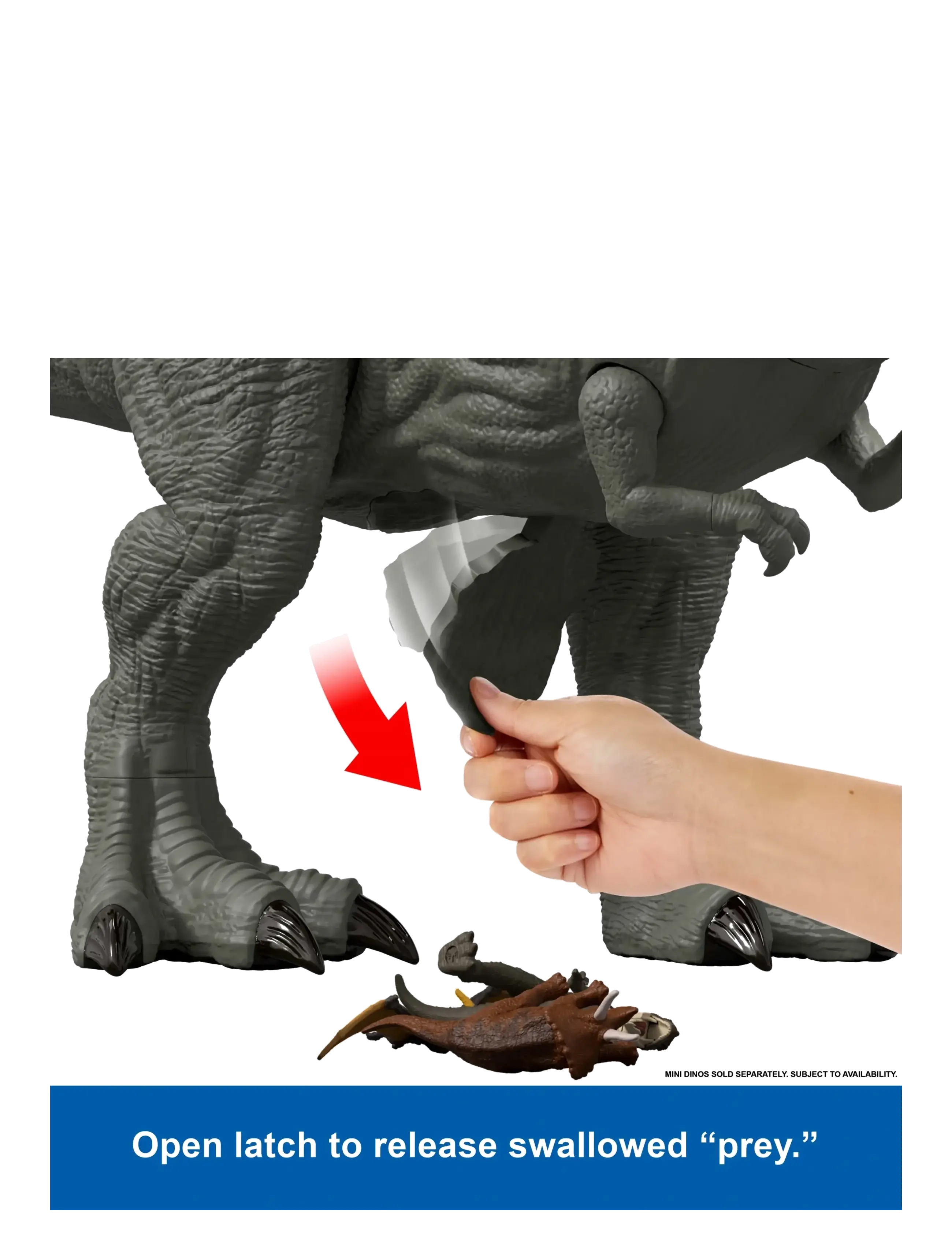 Jurassic world - Jurassic World Rebirth Super Colossal Tyrannosaurus Rex Action Figure, T-Rex Dinosaur Movie Toy - dieren - multi color - 5