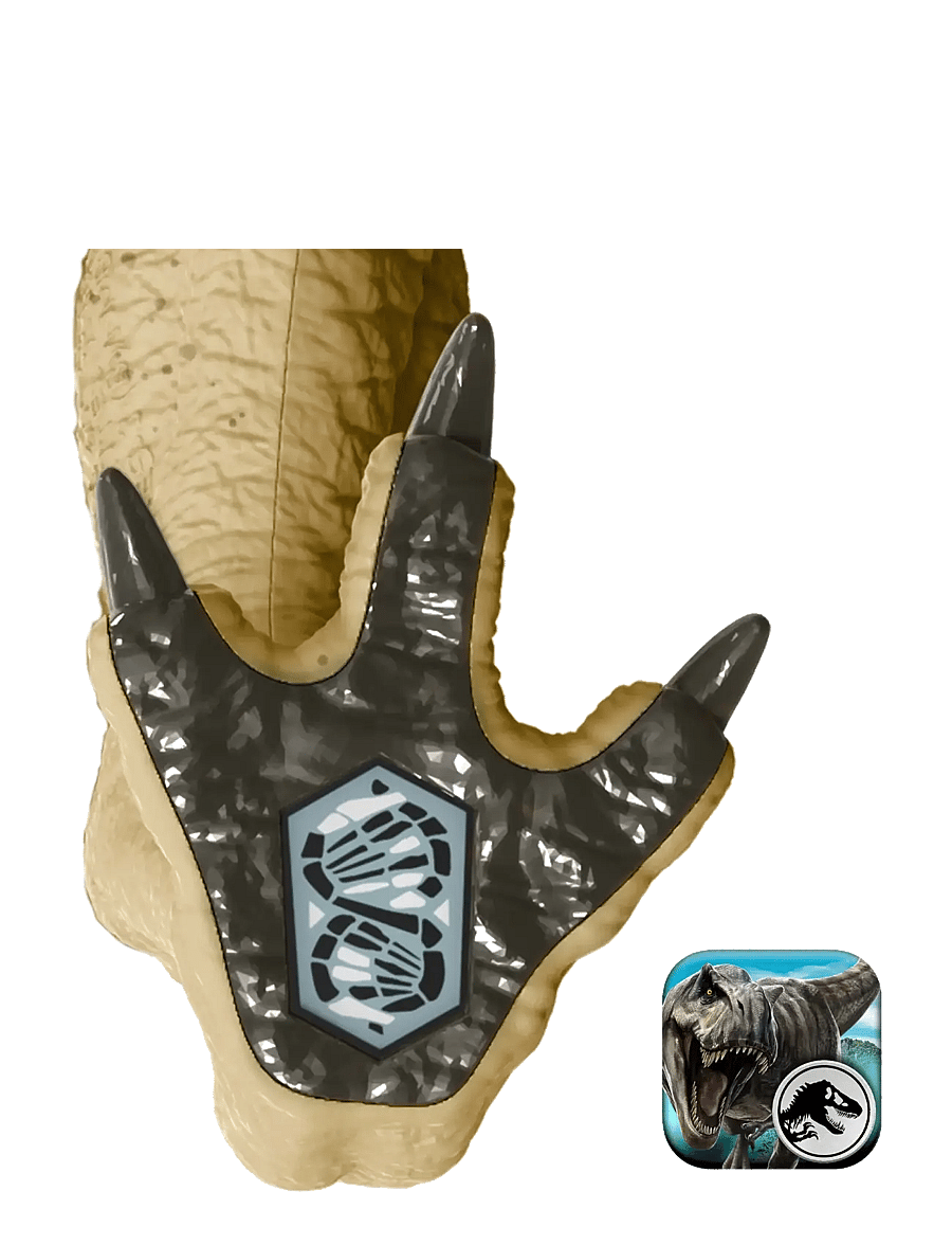 Jurassic world - Jurassic World Rebirth Distortus Rex Action Figure, 22 Inch Rumble N Rampage Dinosaur Toy, 2 Attacks - dýr - multi color - 4