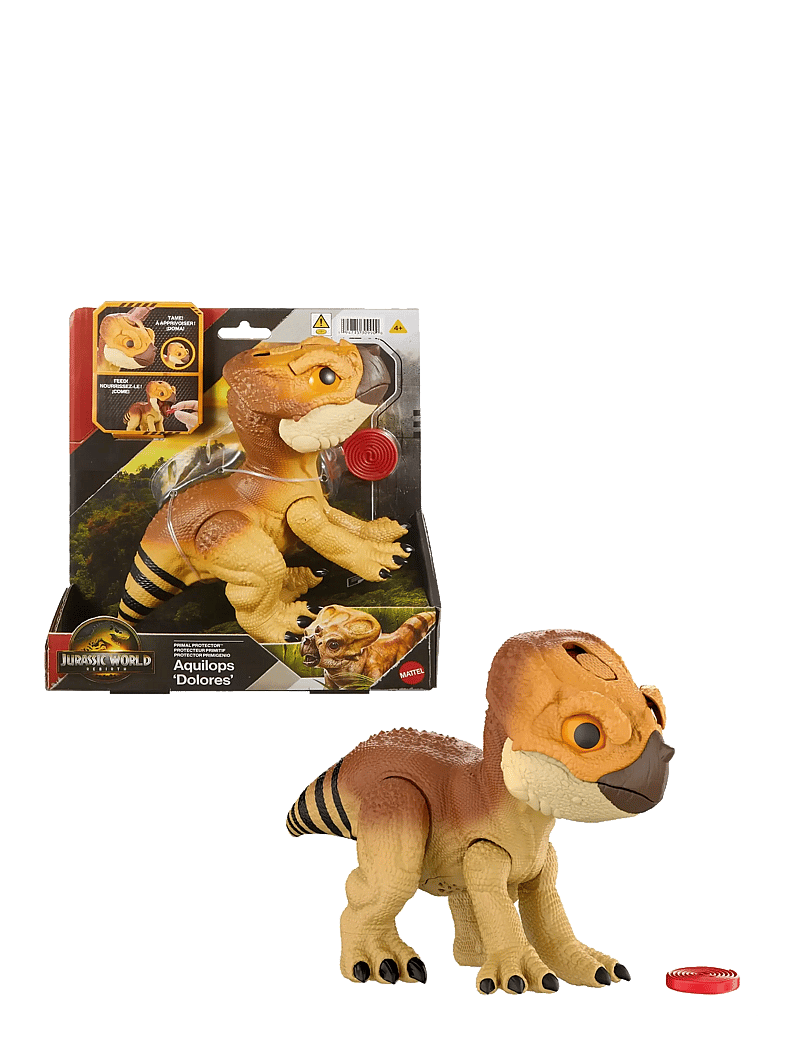 Jurassic world - Jurassic World Rebirth Primal Protector Aquilops Dolores Interactive Dinosaur Toy, Attack & Sounds - tiere - multi color - 1