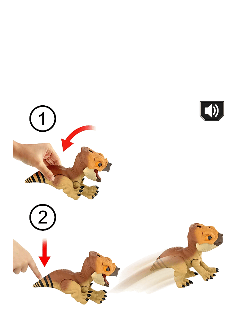 Jurassic world - Jurassic World Rebirth Primal Protector Aquilops Dolores Interactive Dinosaur Toy, Attack & Sounds - tiere - multi color - 4