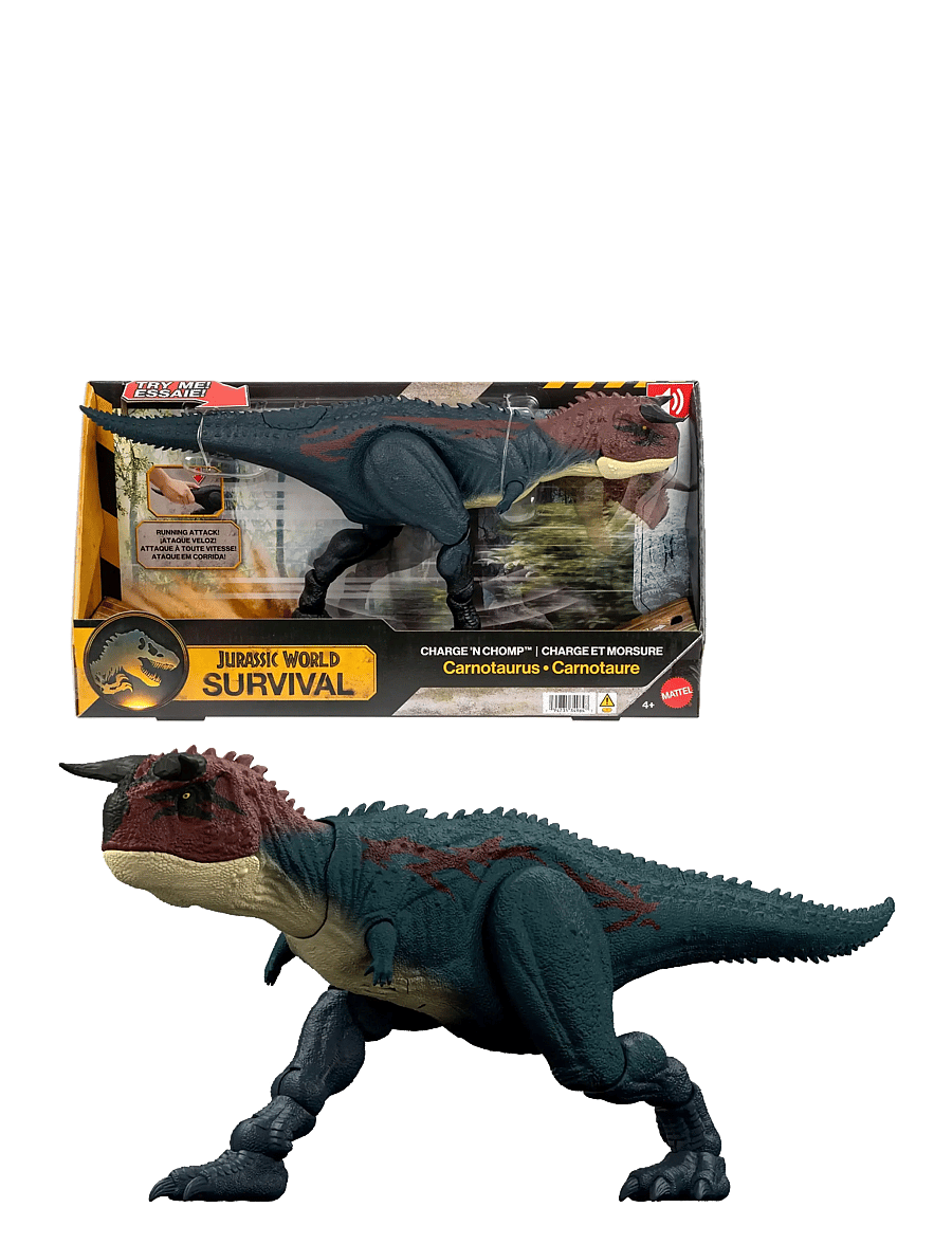 Jurassic world - Jurassic World CHARGE 'N CHOMP Carnotaurus - dzīvnieki - multicolor - 1