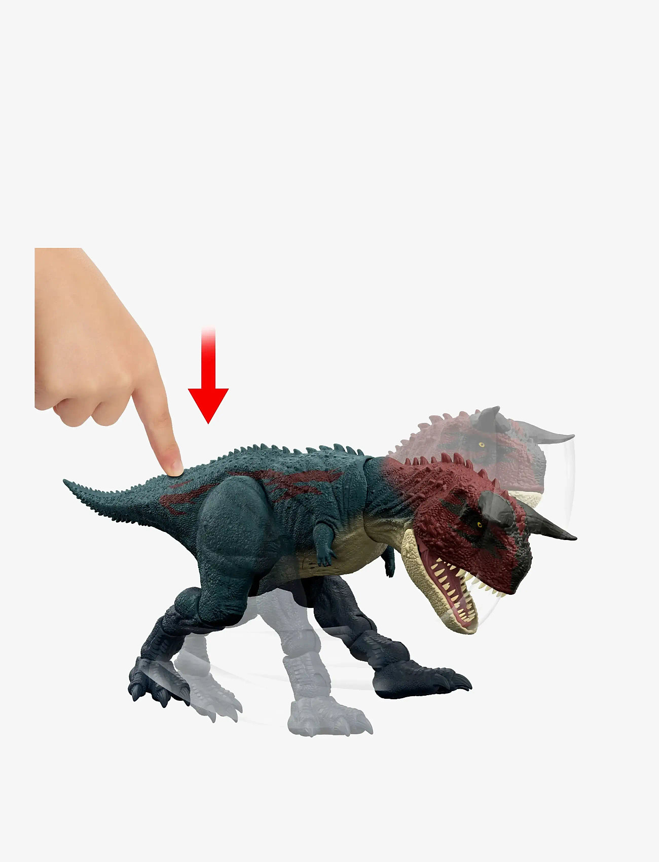 Jurassic world - Jurassic World CHARGE 'N CHOMP Carnotaurus - tiere - multicolor - 3