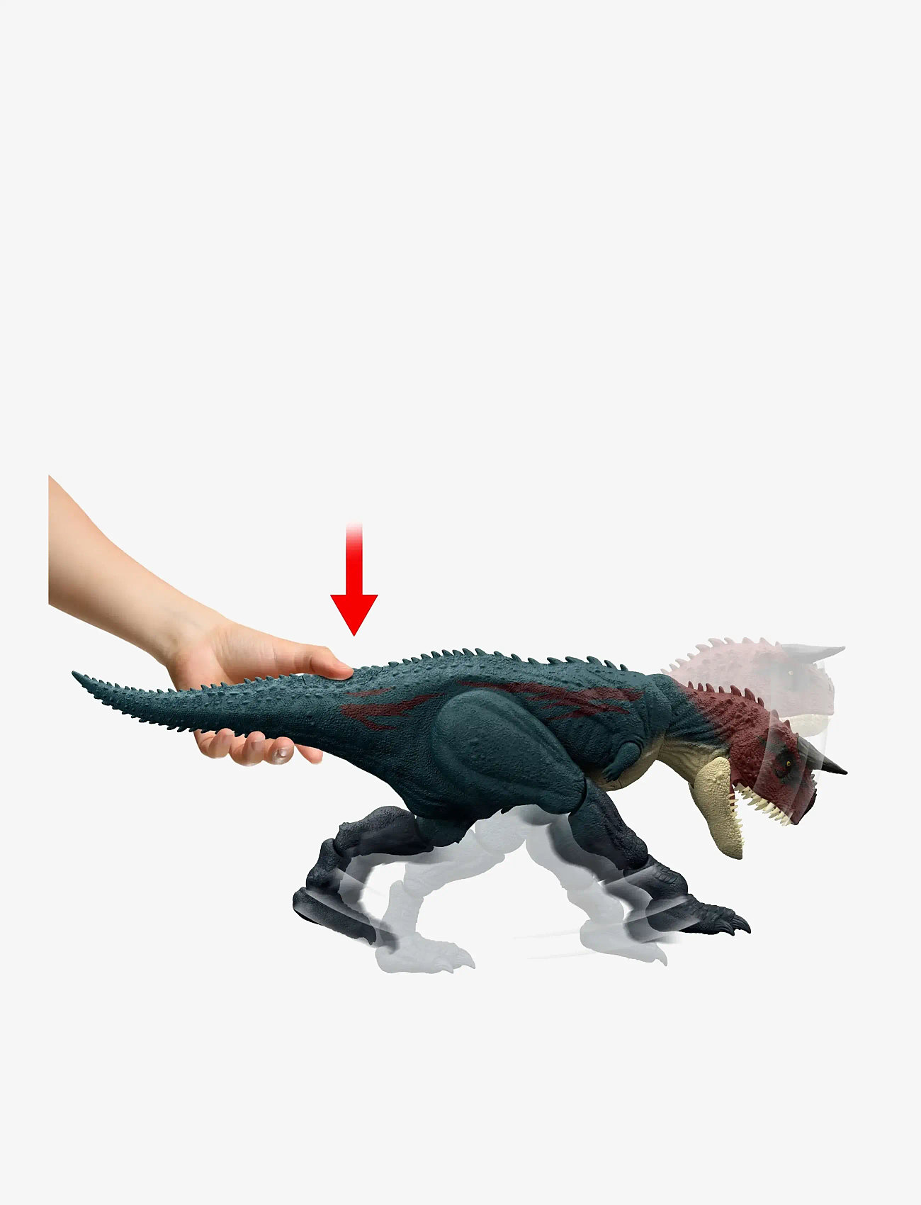 Jurassic world - Jurassic World CHARGE 'N CHOMP Carnotaurus - tiere - multicolor - 4